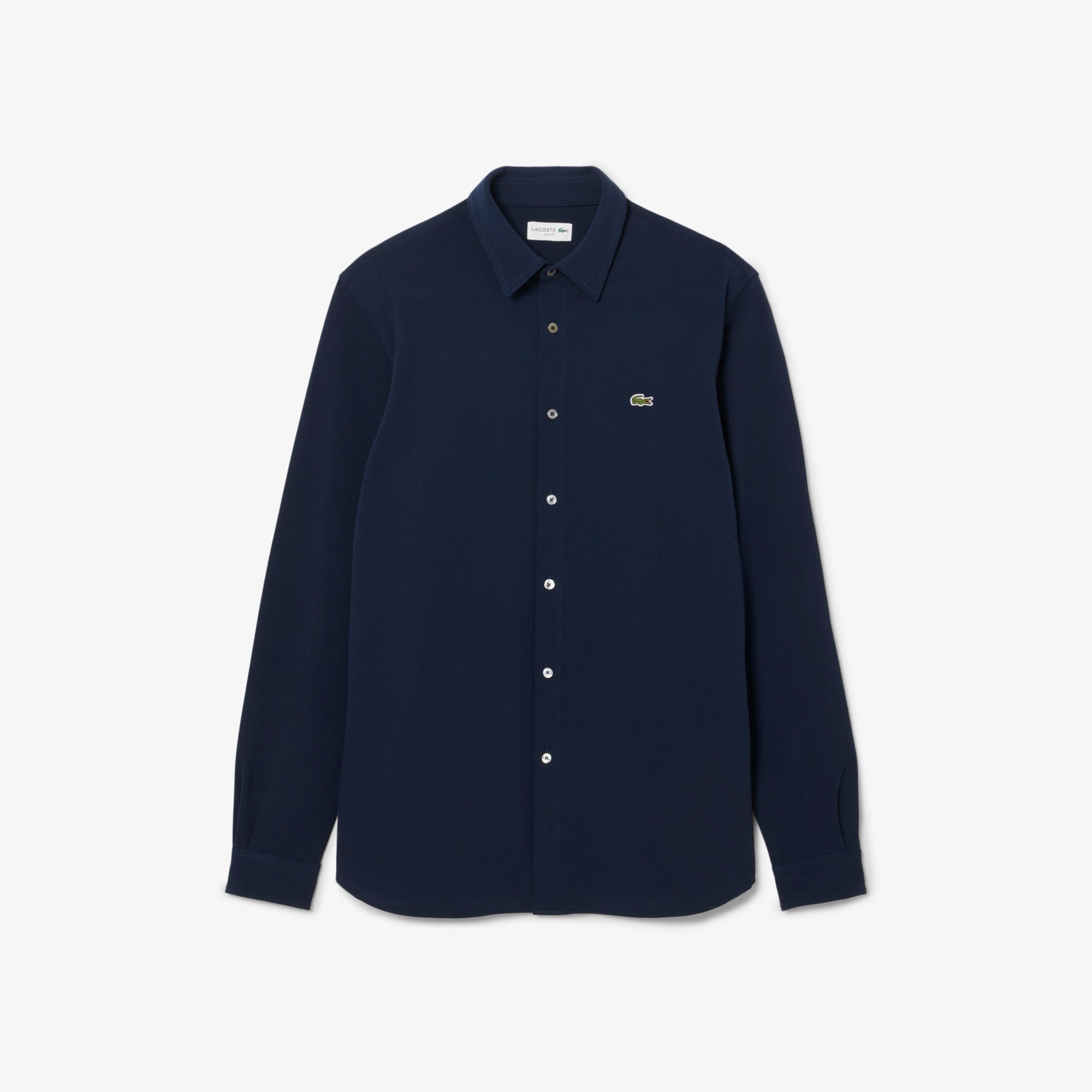 Slim Fit Cotton Pique Shirt