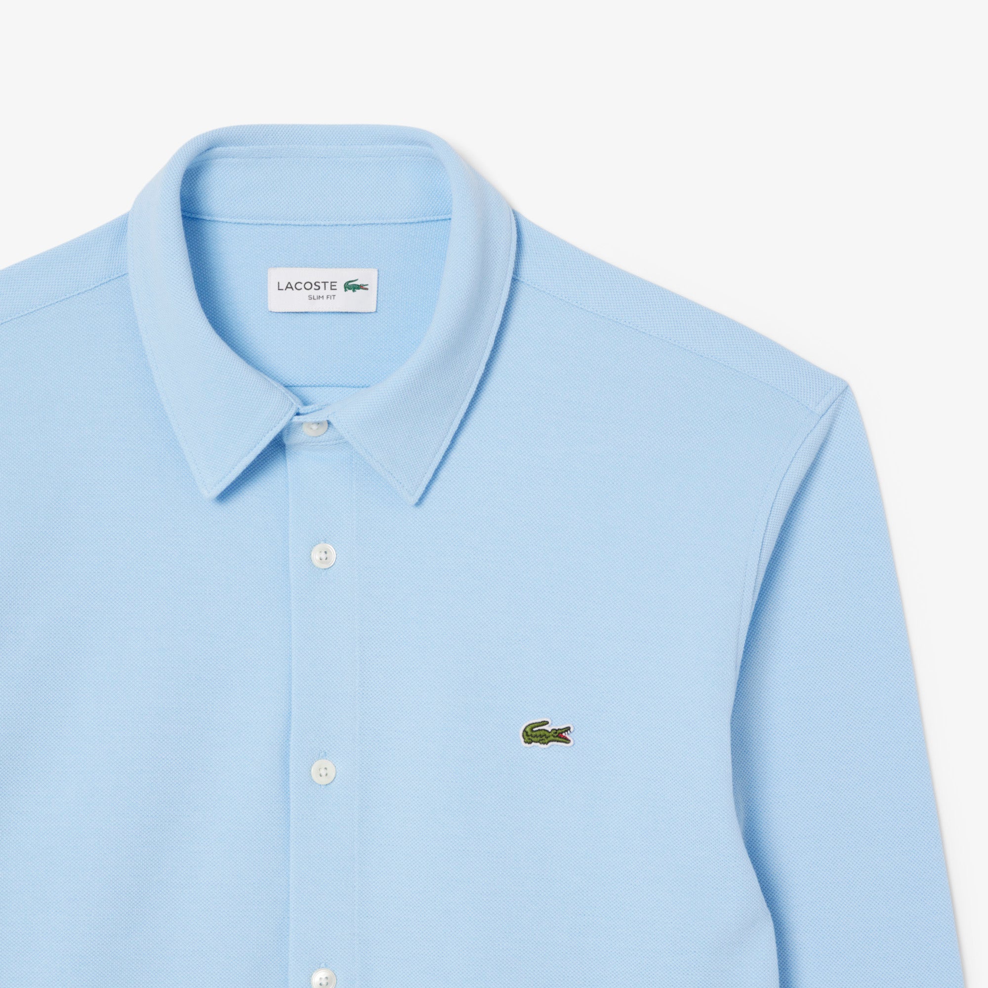 Slim Fit Cotton Pique Shirt
