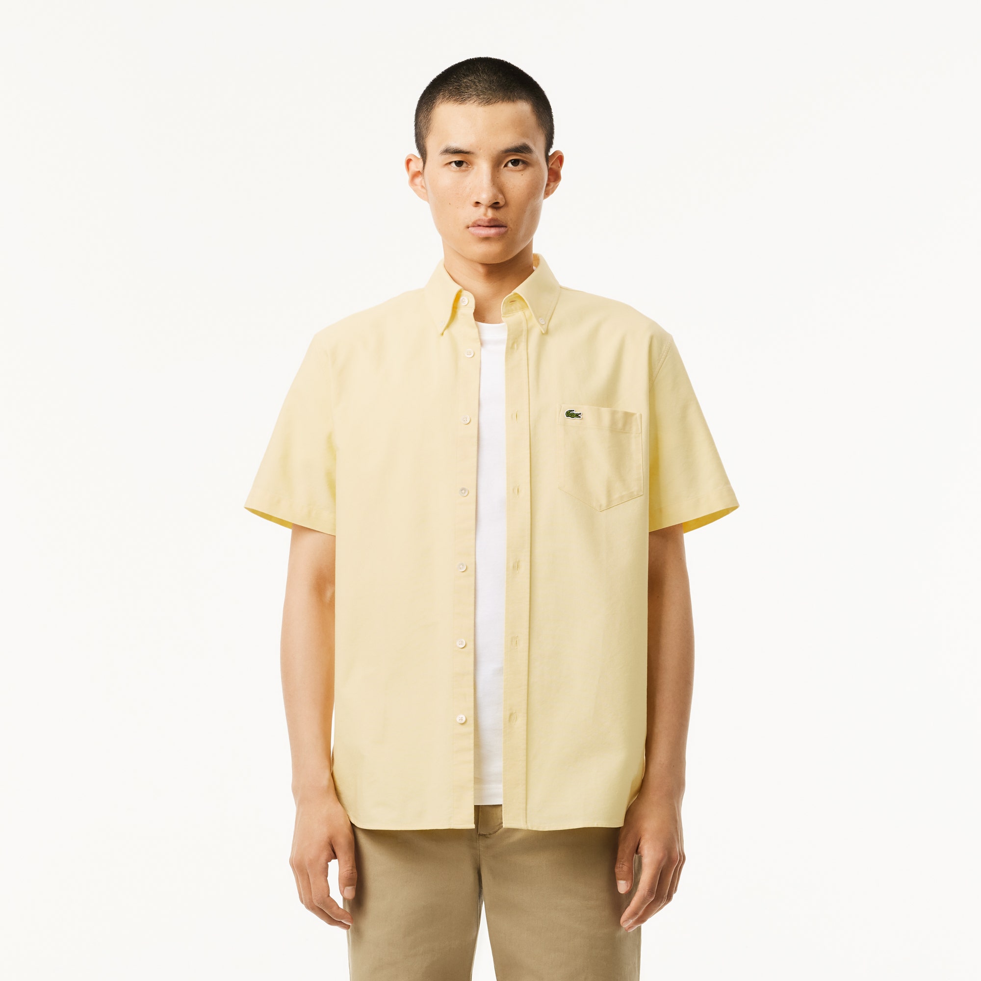 Regular Fit Short Sleeved Oxford Shirt