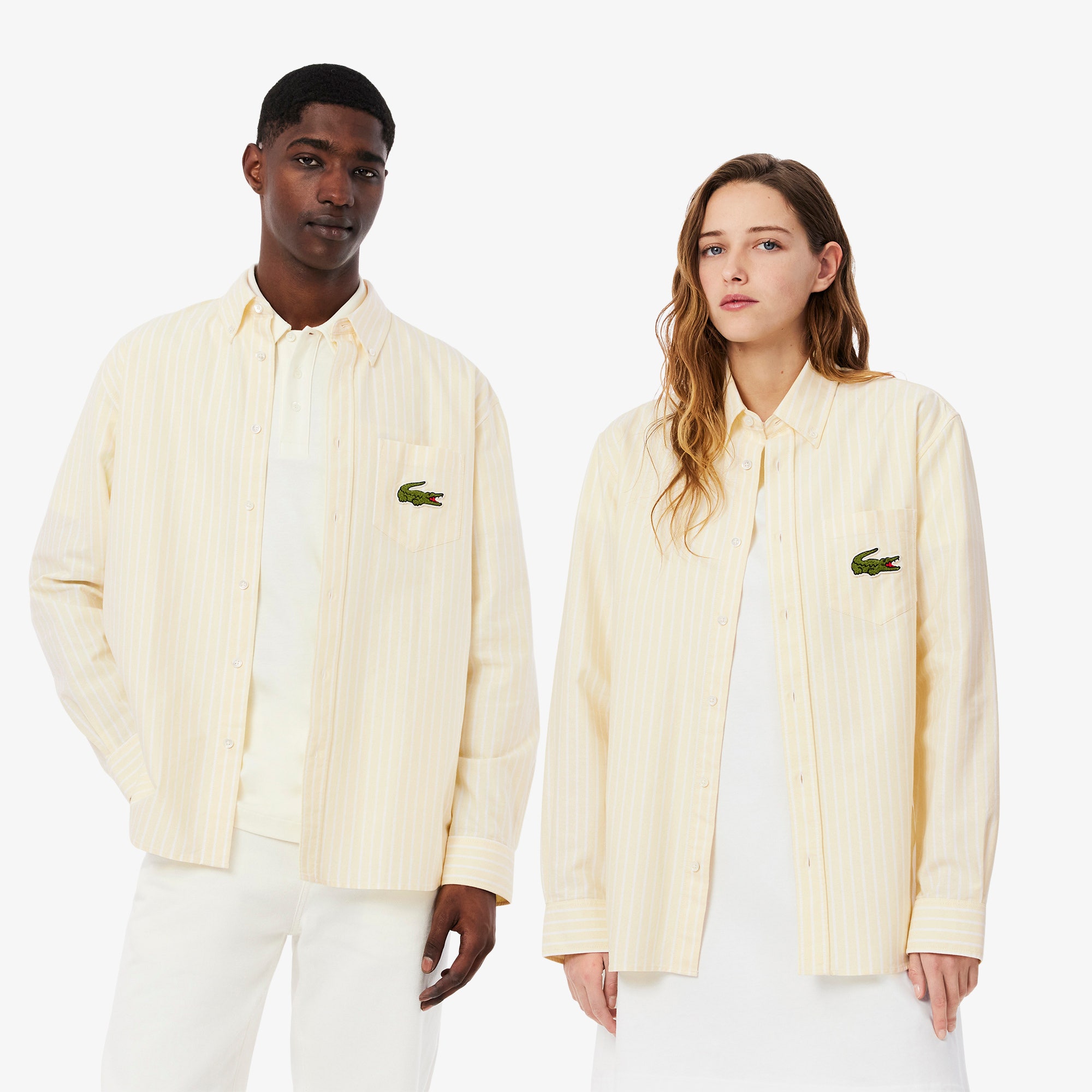 Relaxed Fit Striped Oxford Shirt