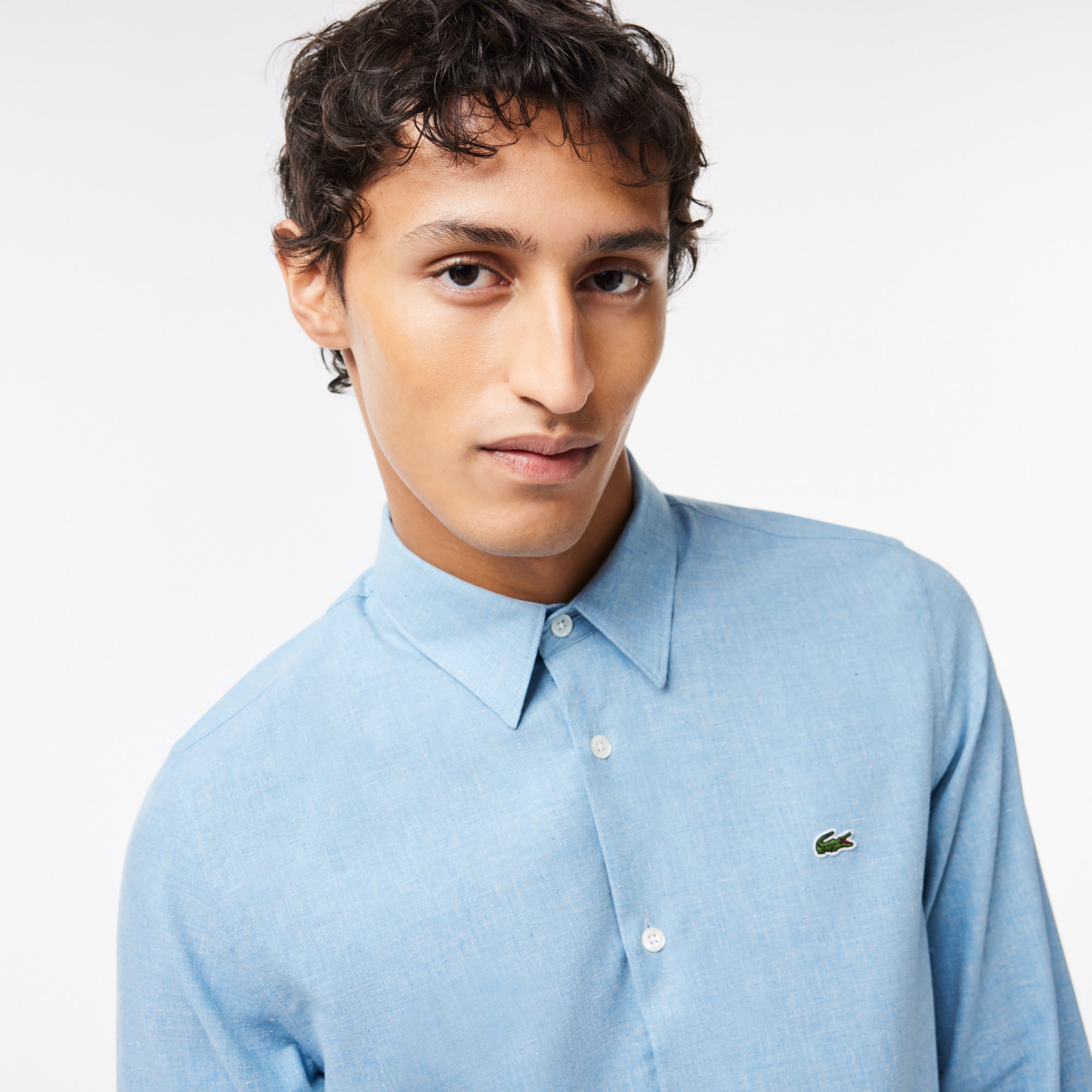 Men's Slim fit Cotton Chambray Shirt