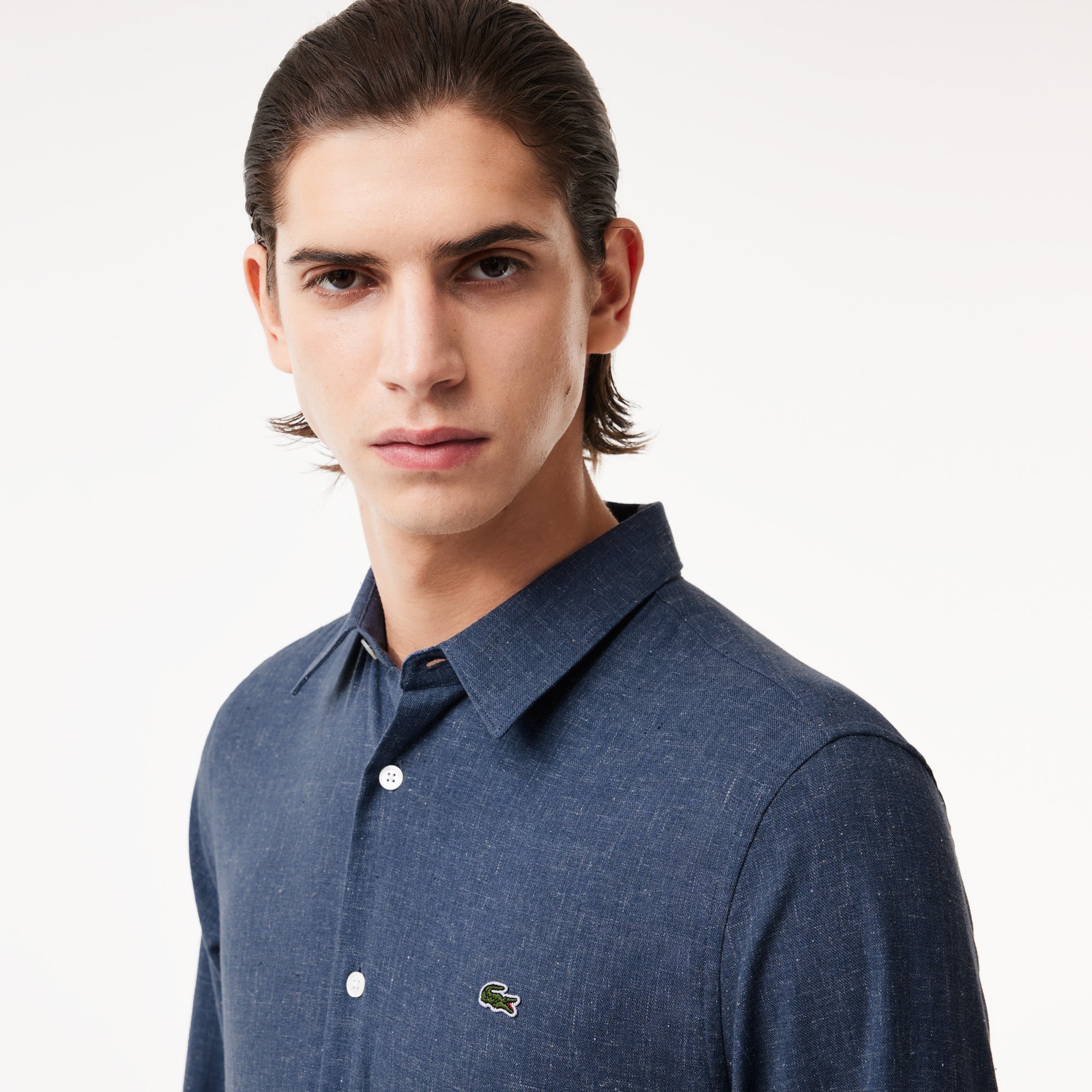 Men's Slim fit Cotton Chambray Shirt