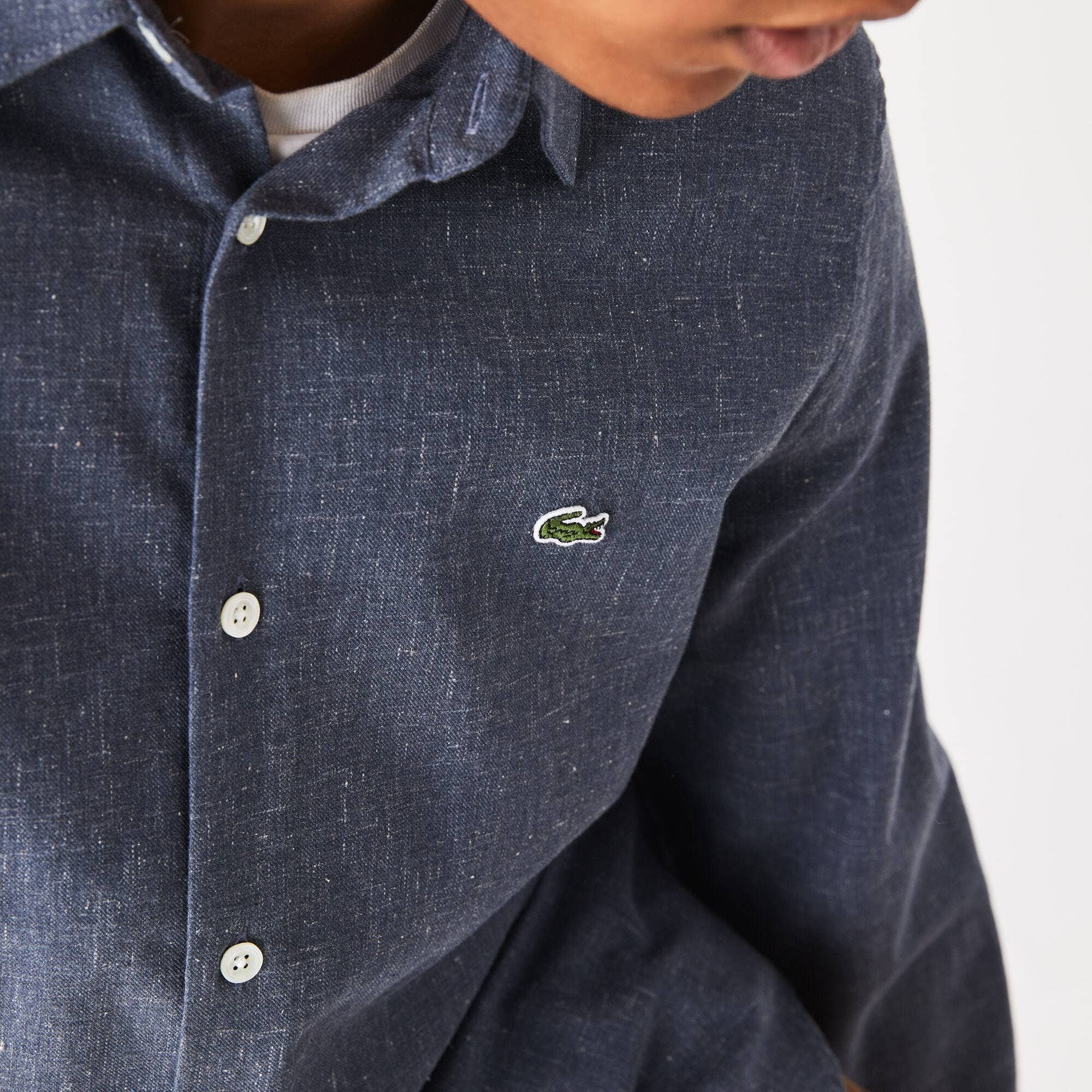 Men's Slim fit Cotton Chambray Shirt