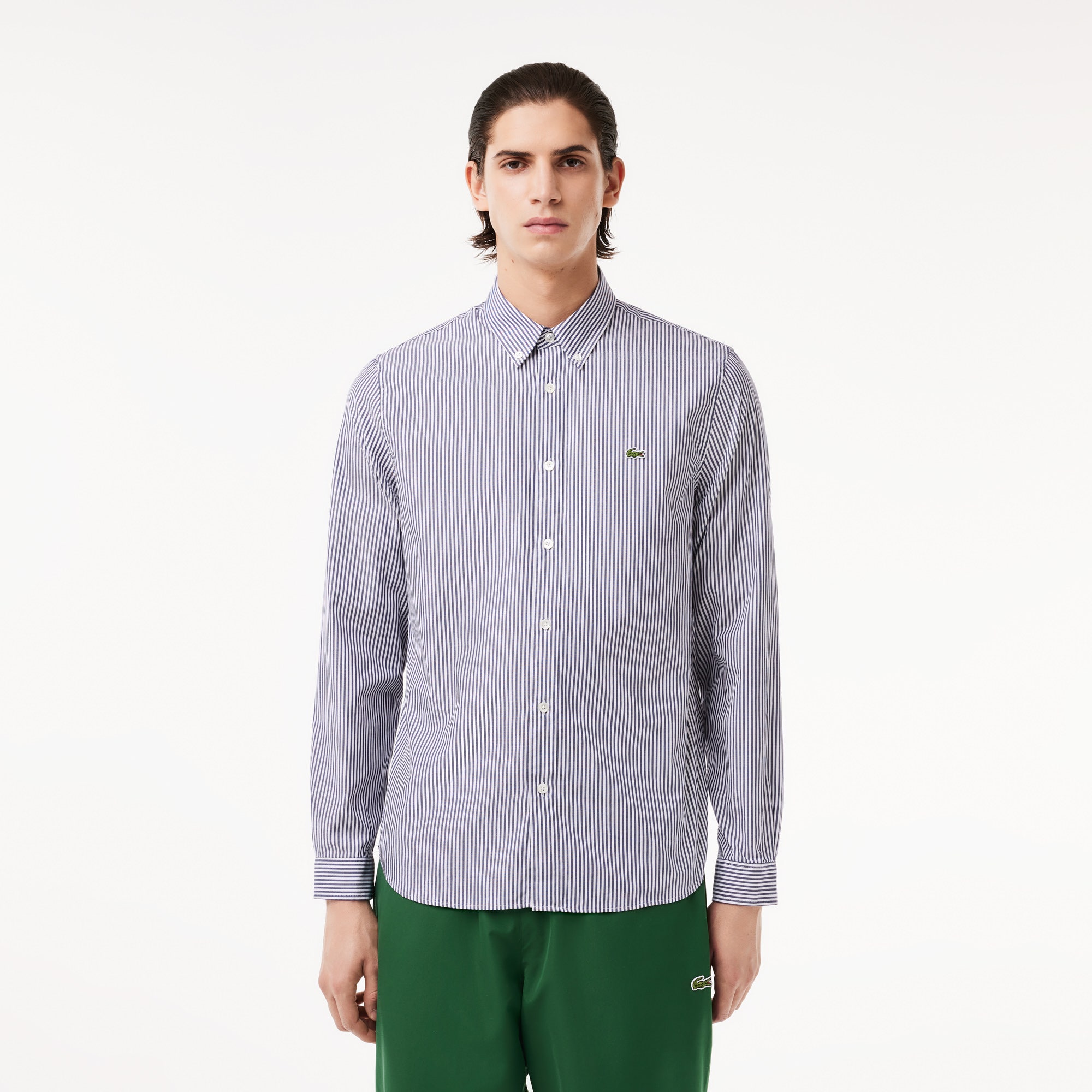 Regular Fit Striped Cotton Shirt