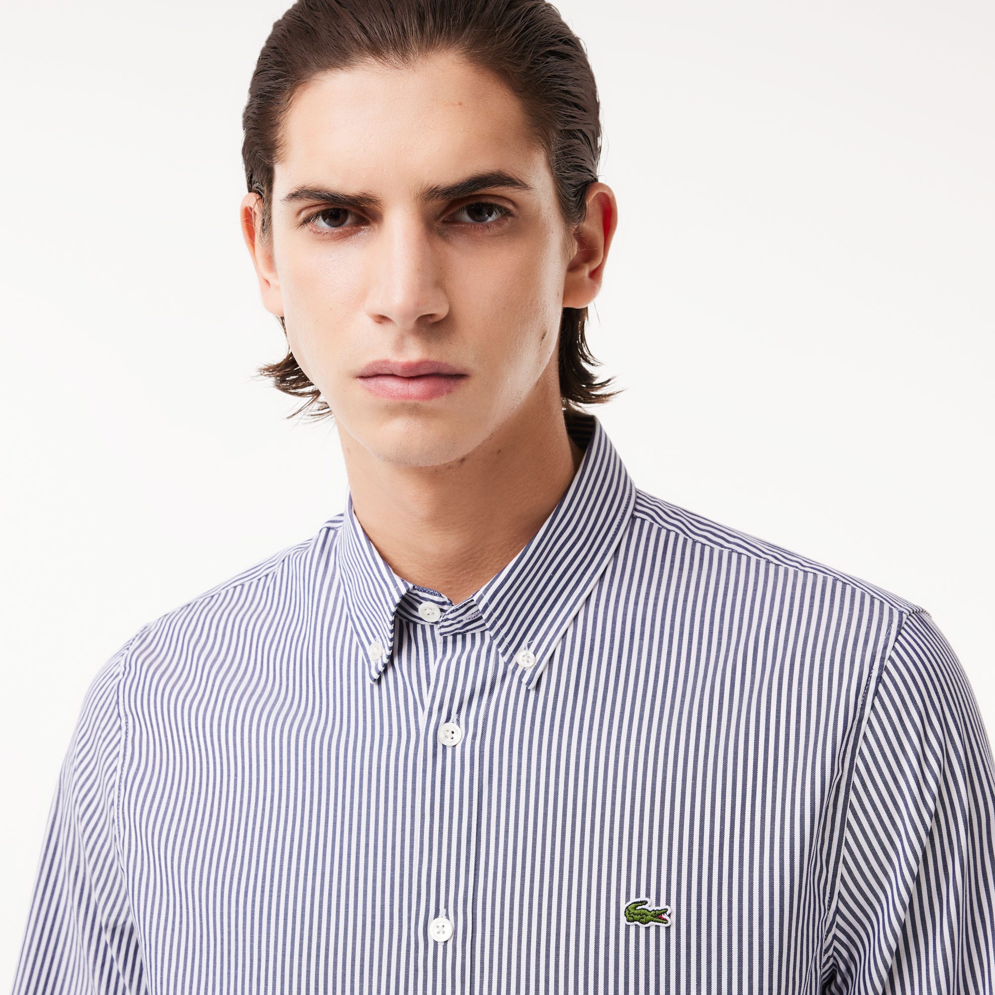 Regular Fit Striped Cotton Shirt