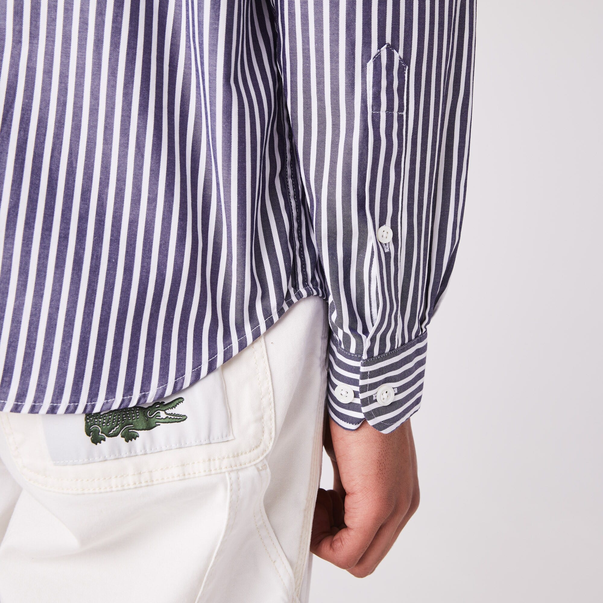 Regular Fit Striped Cotton Shirt