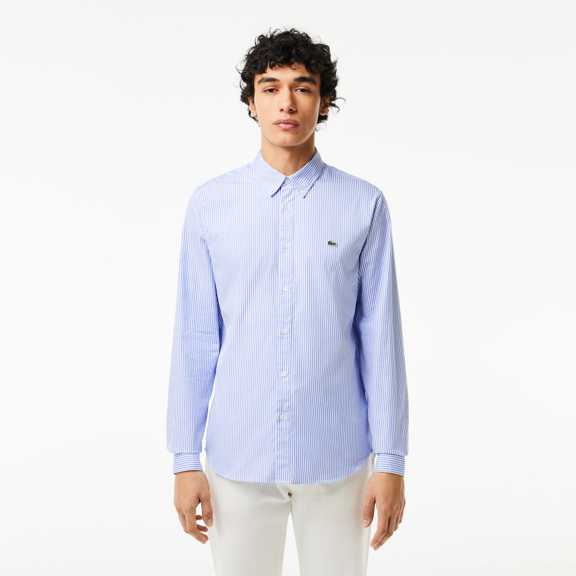 Regular Fit Striped Cotton Shirt
