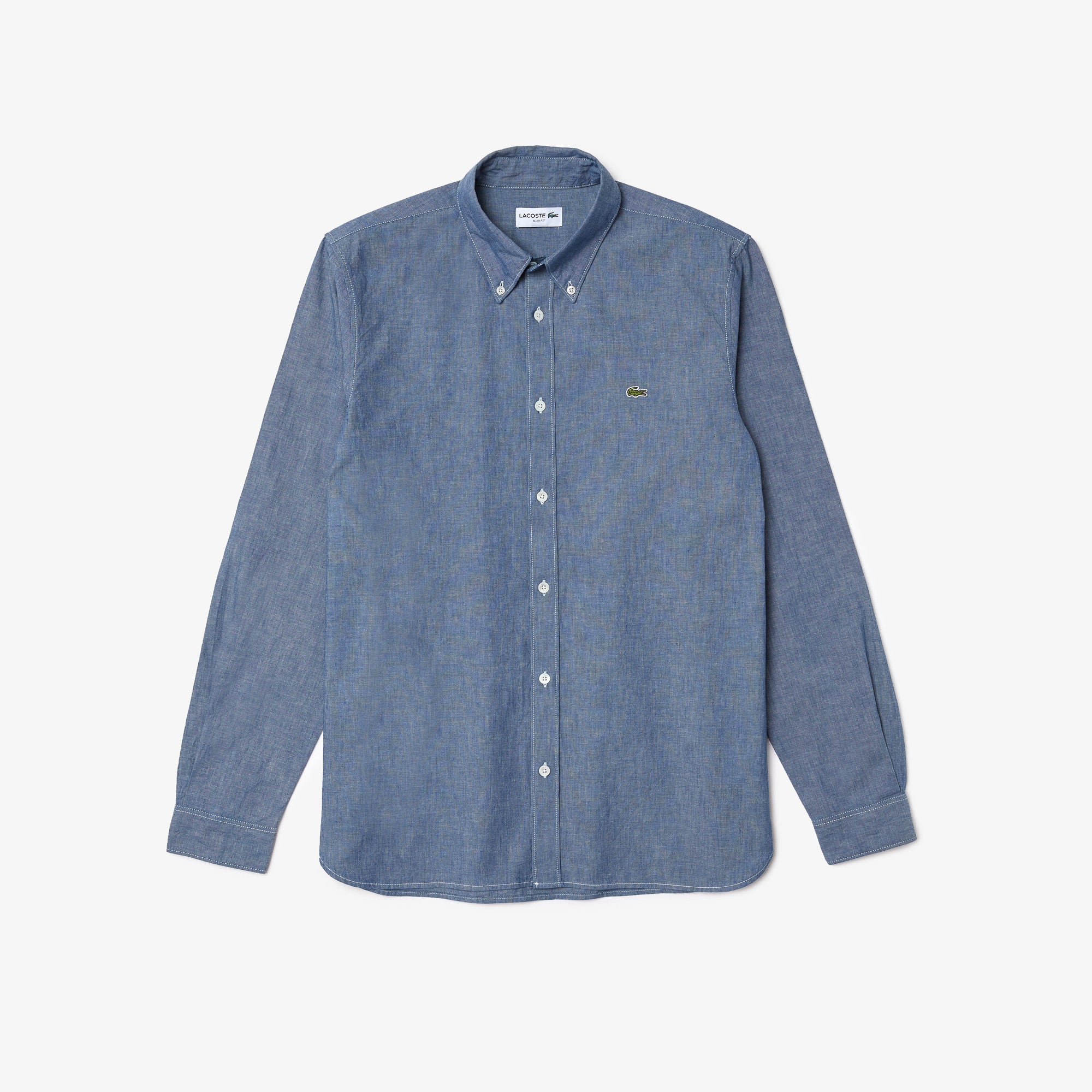 Men's Slim Fit Cotton Chambray Shirt