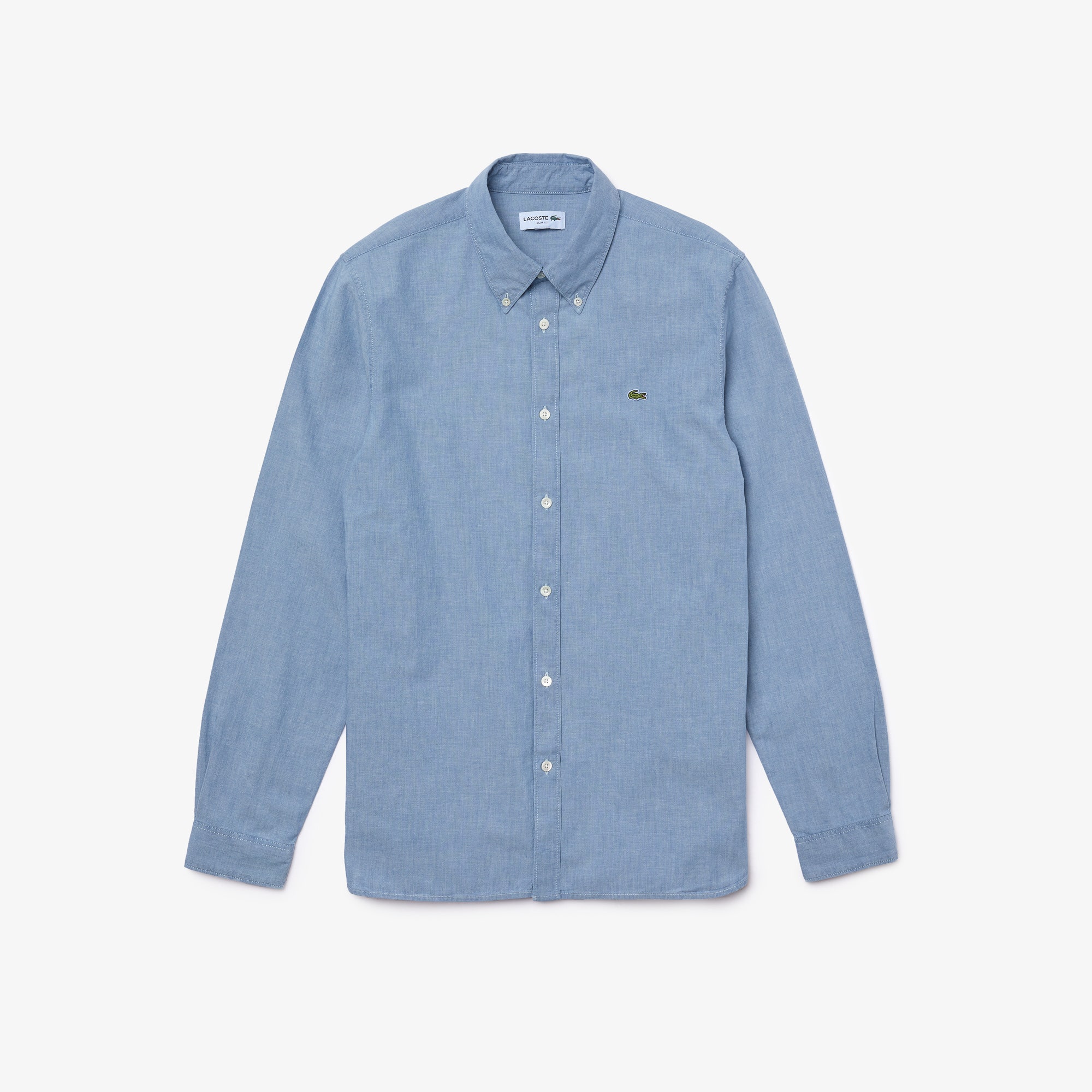 Men's Slim Fit Cotton Chambray Shirt