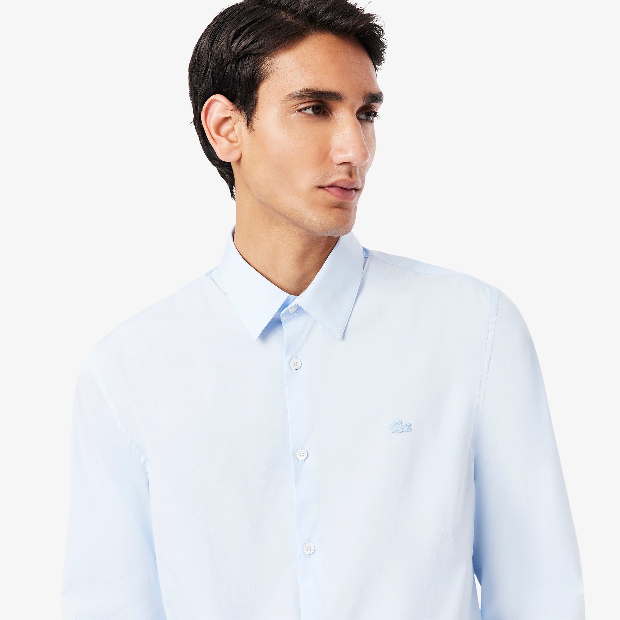 Slim Fit Stretch Poplin Shirt