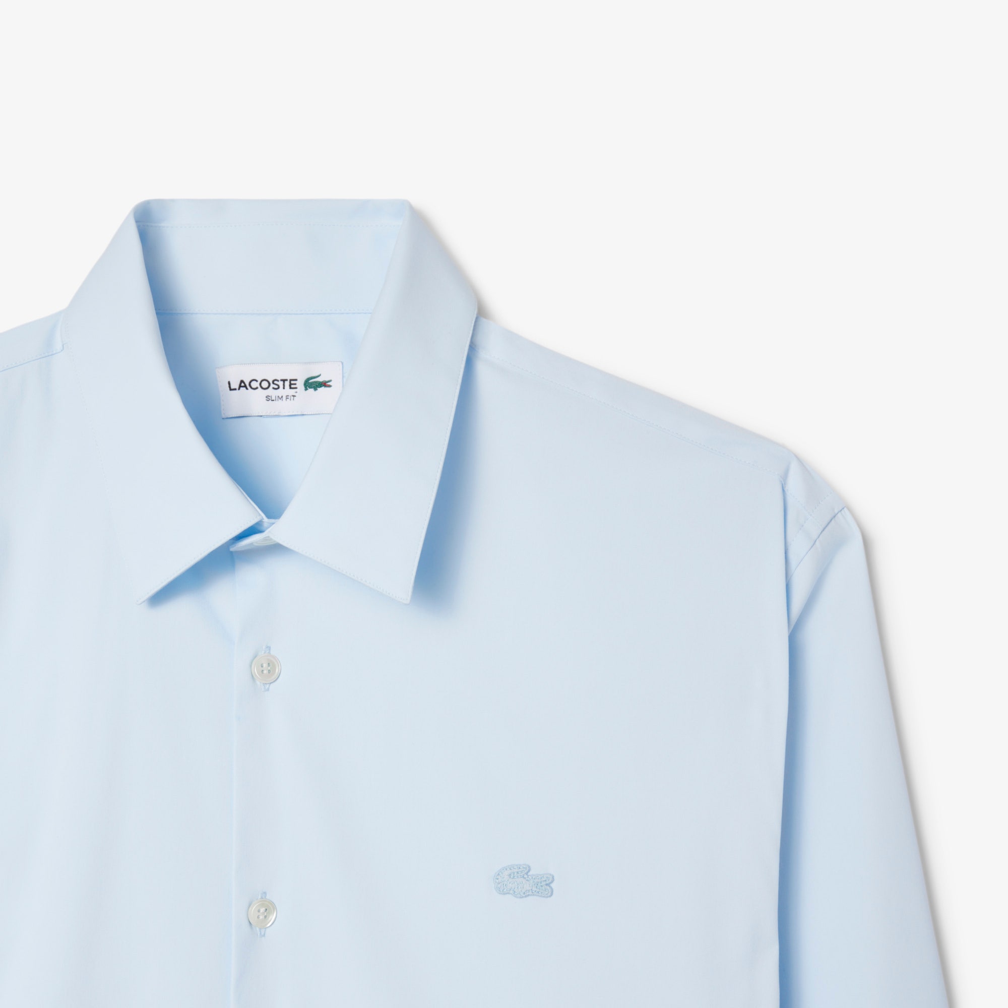 Slim Fit Stretch Poplin Shirt