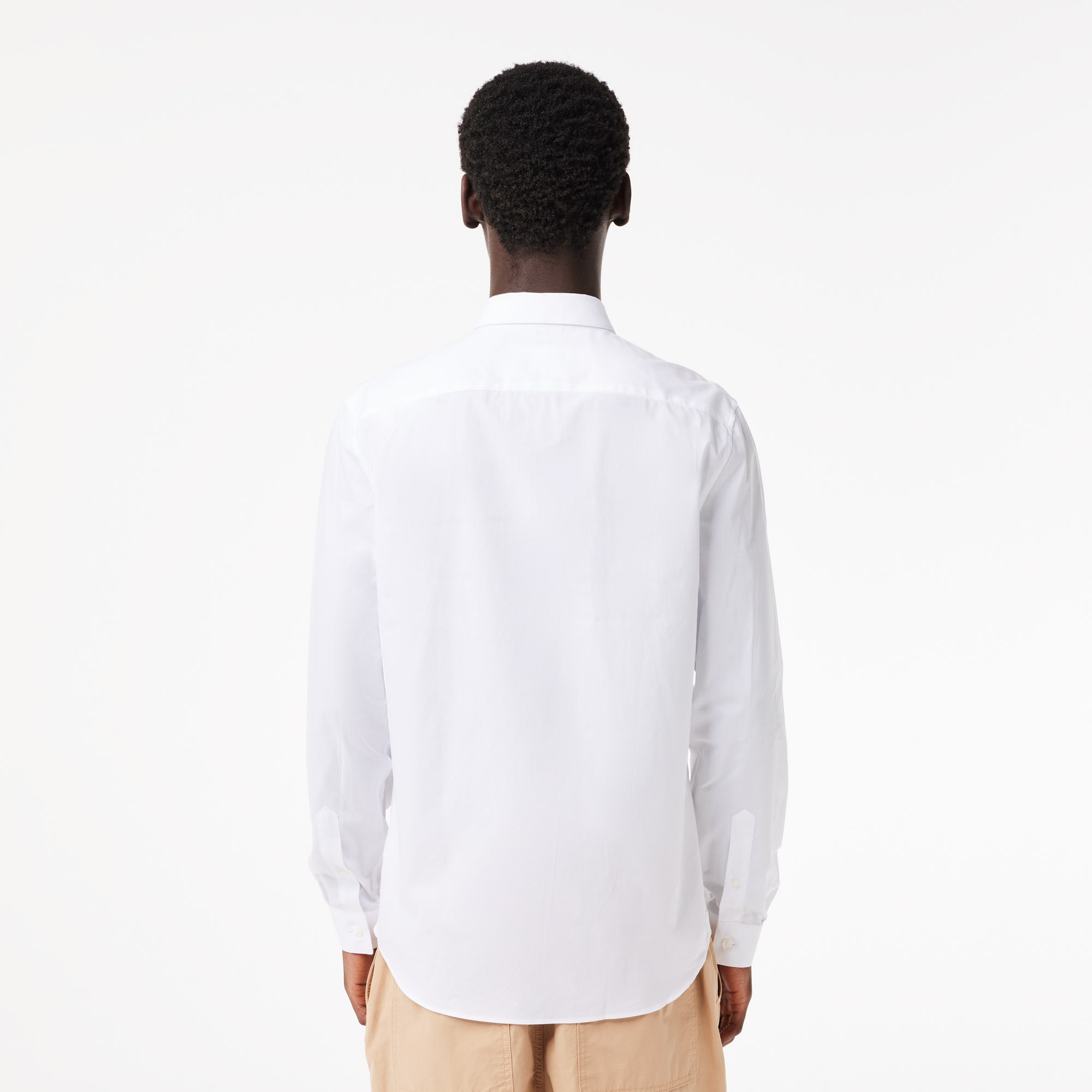 Slim Fit Stretch Cotton Poplin Shirt