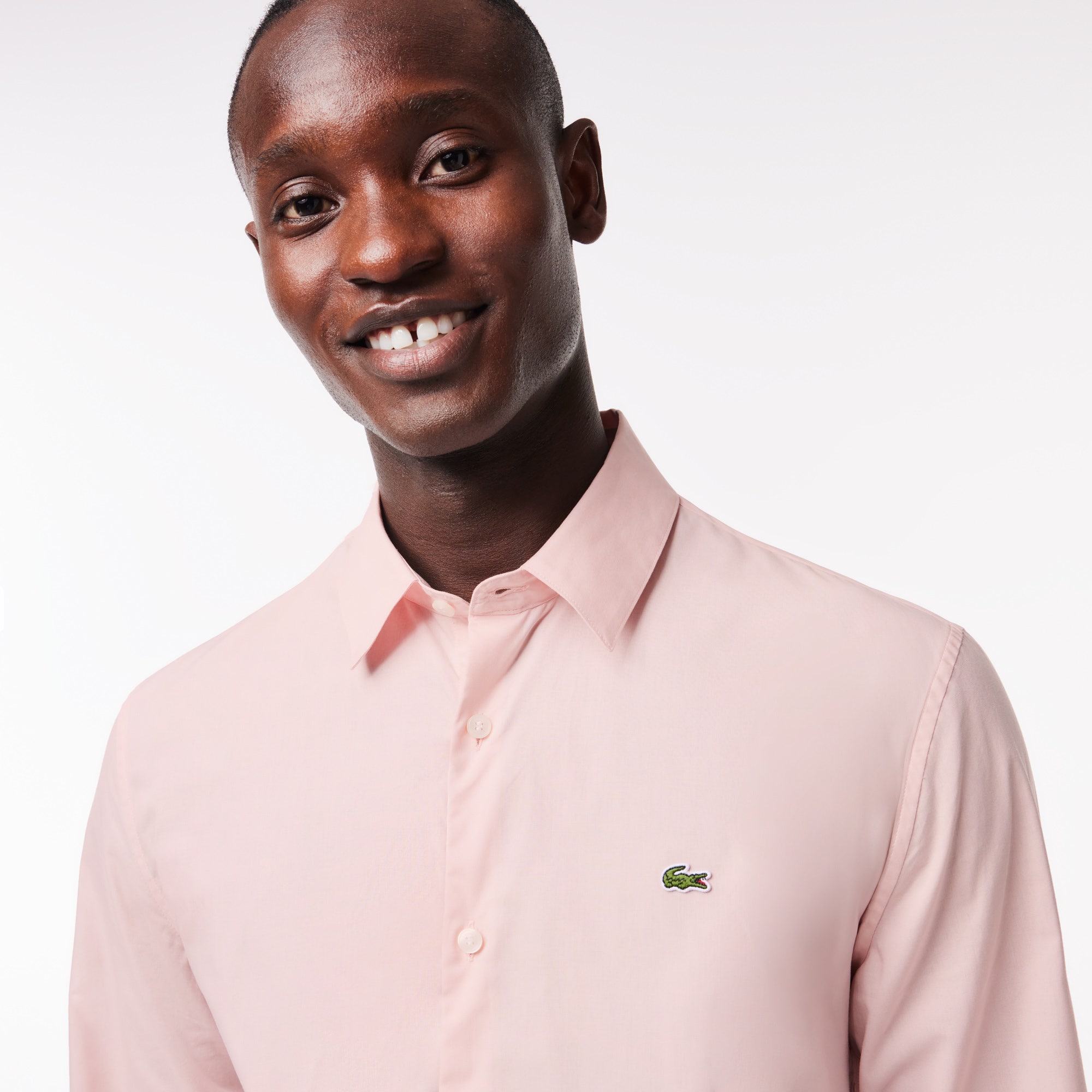 Slim Fit Stretch Cotton Poplin Shirt