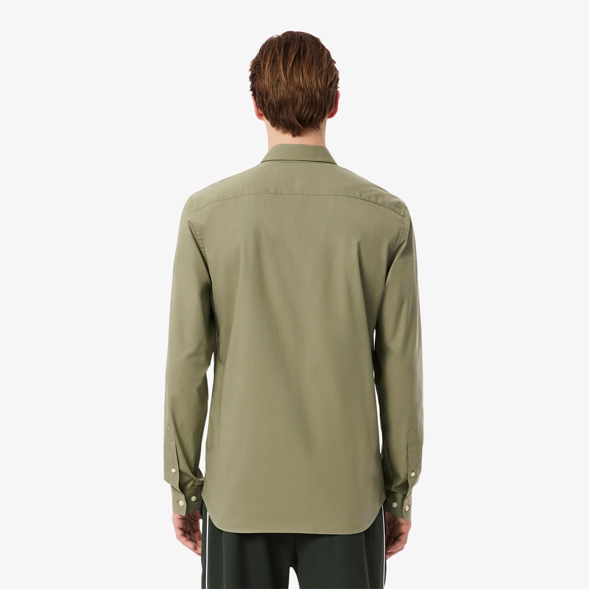 Slim Fit Stretch Poplin Shirt