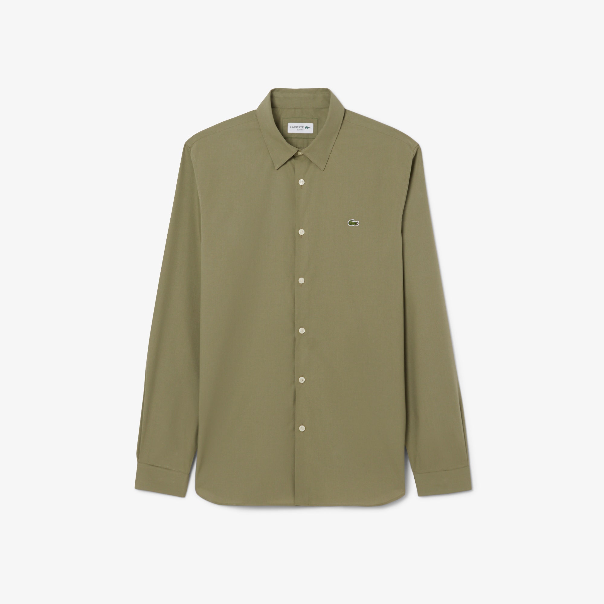Slim Fit Stretch Poplin Shirt