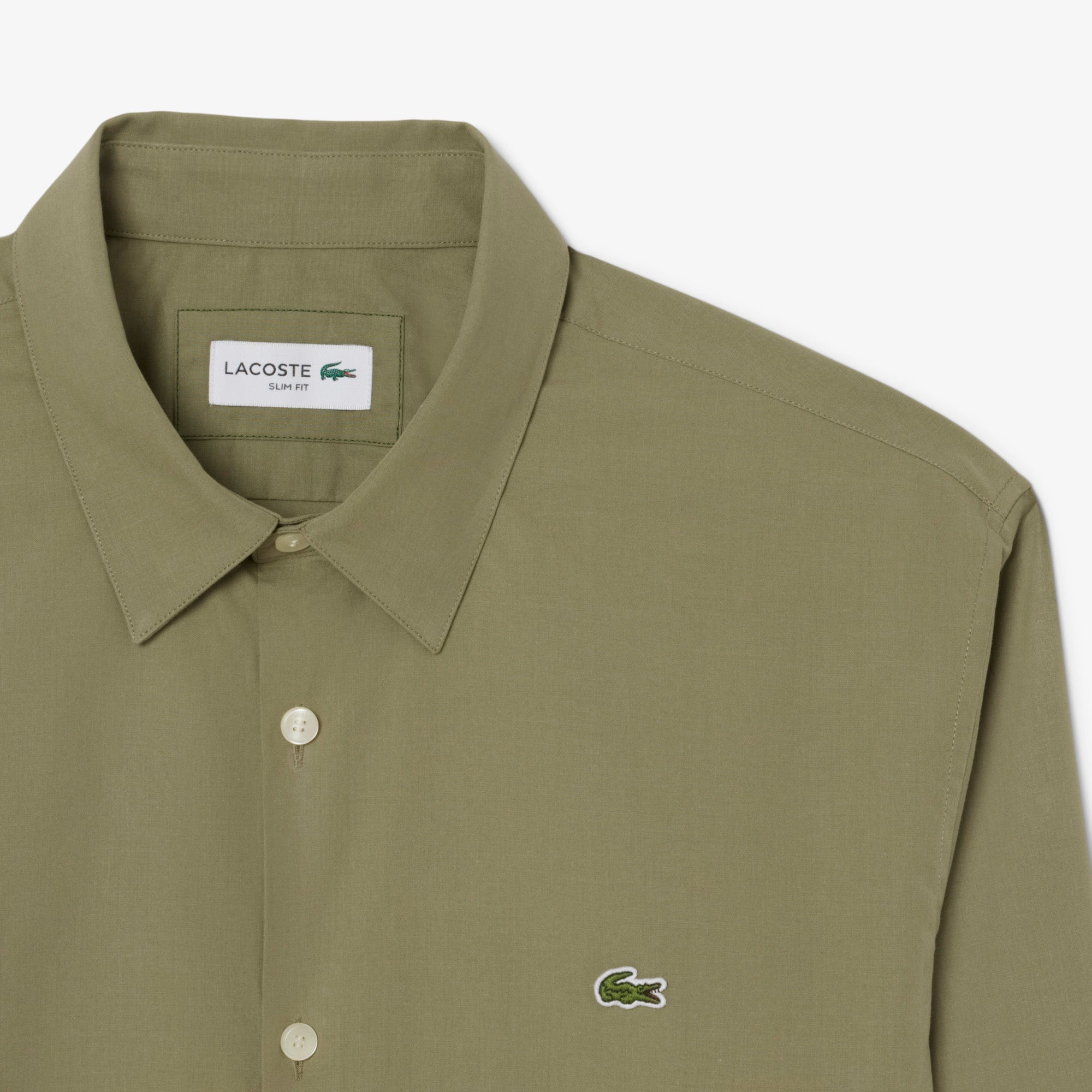 Slim Fit Stretch Poplin Shirt