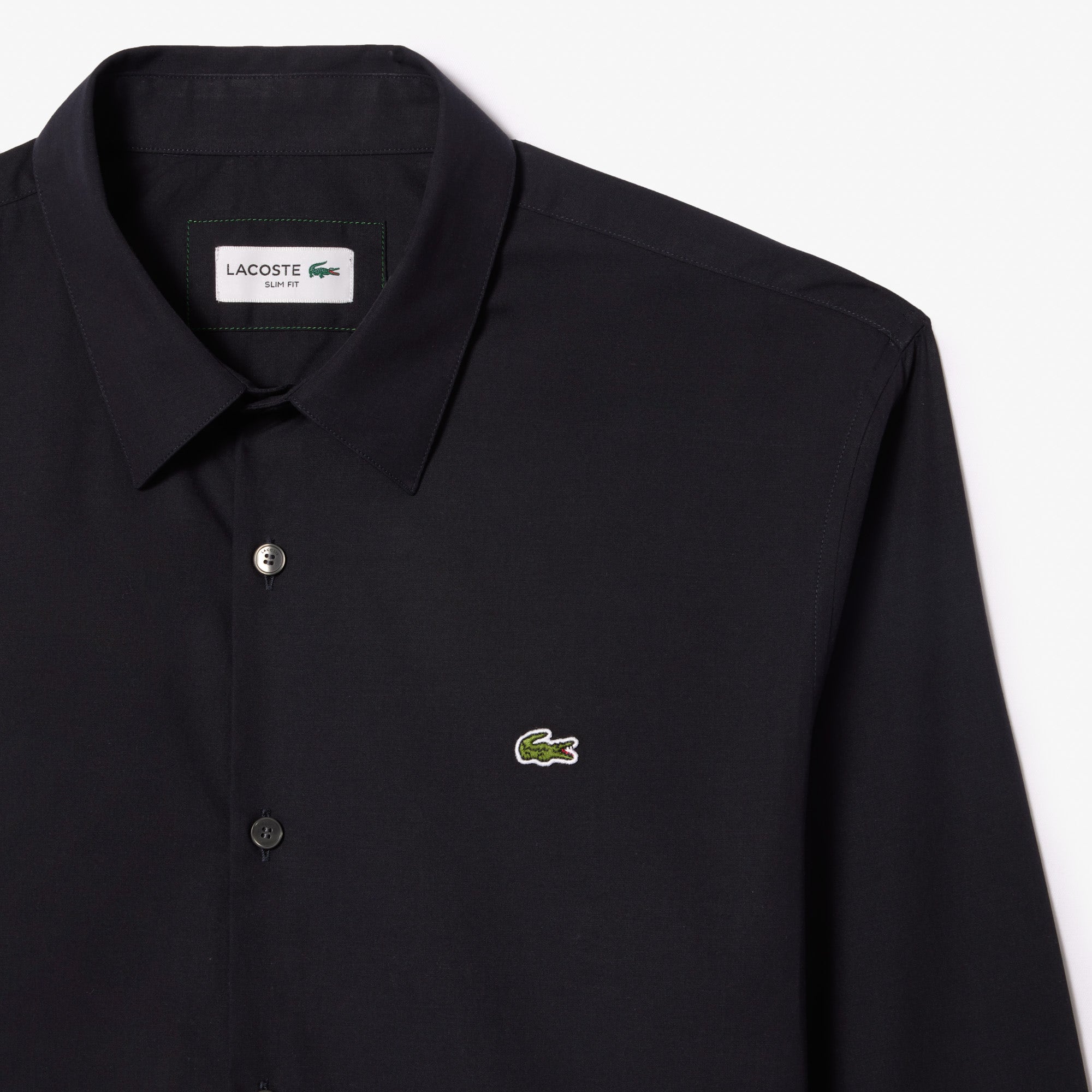 Slim Fit Stretch Cotton Poplin Shirt