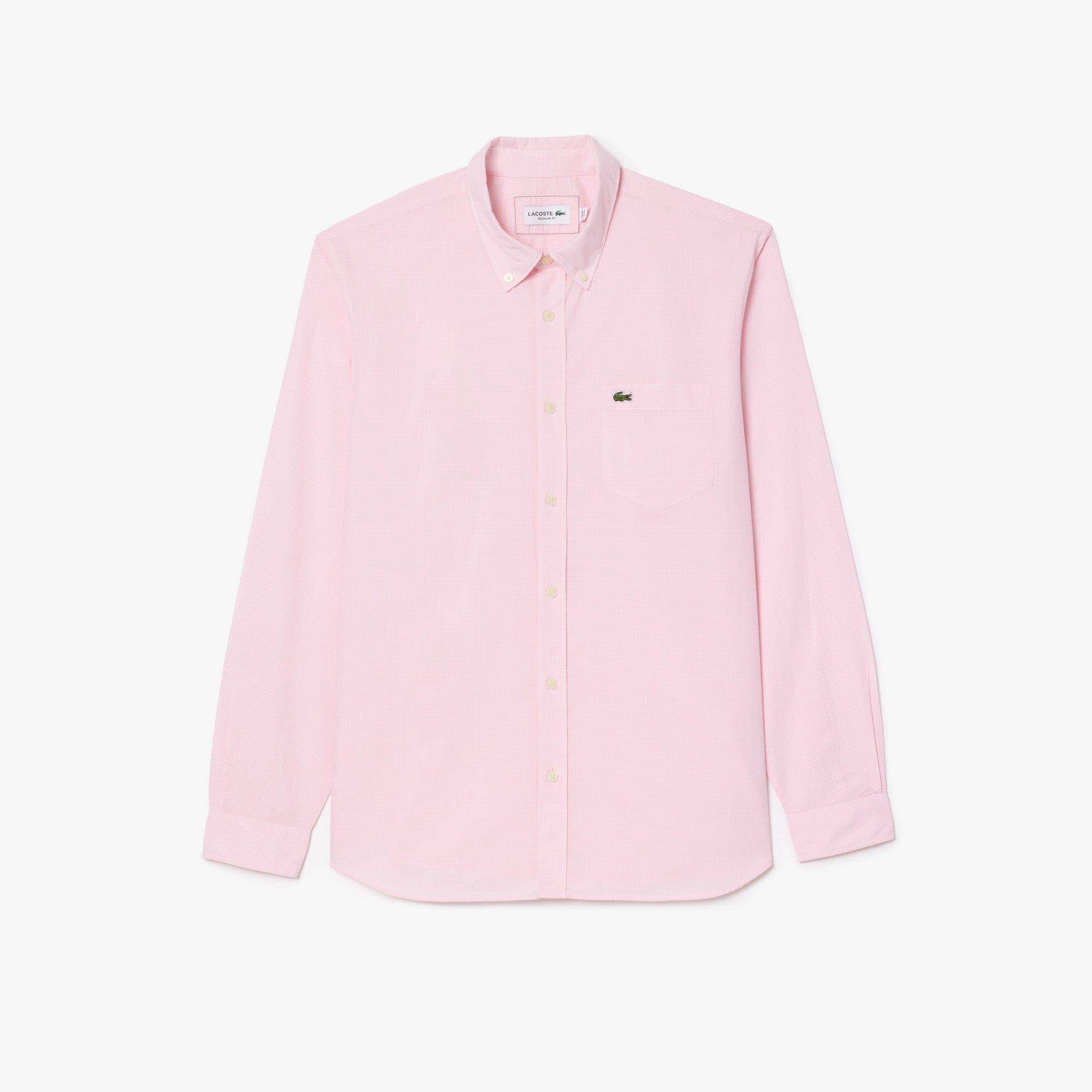 Regular Fit Gingham Poplin Shirt
