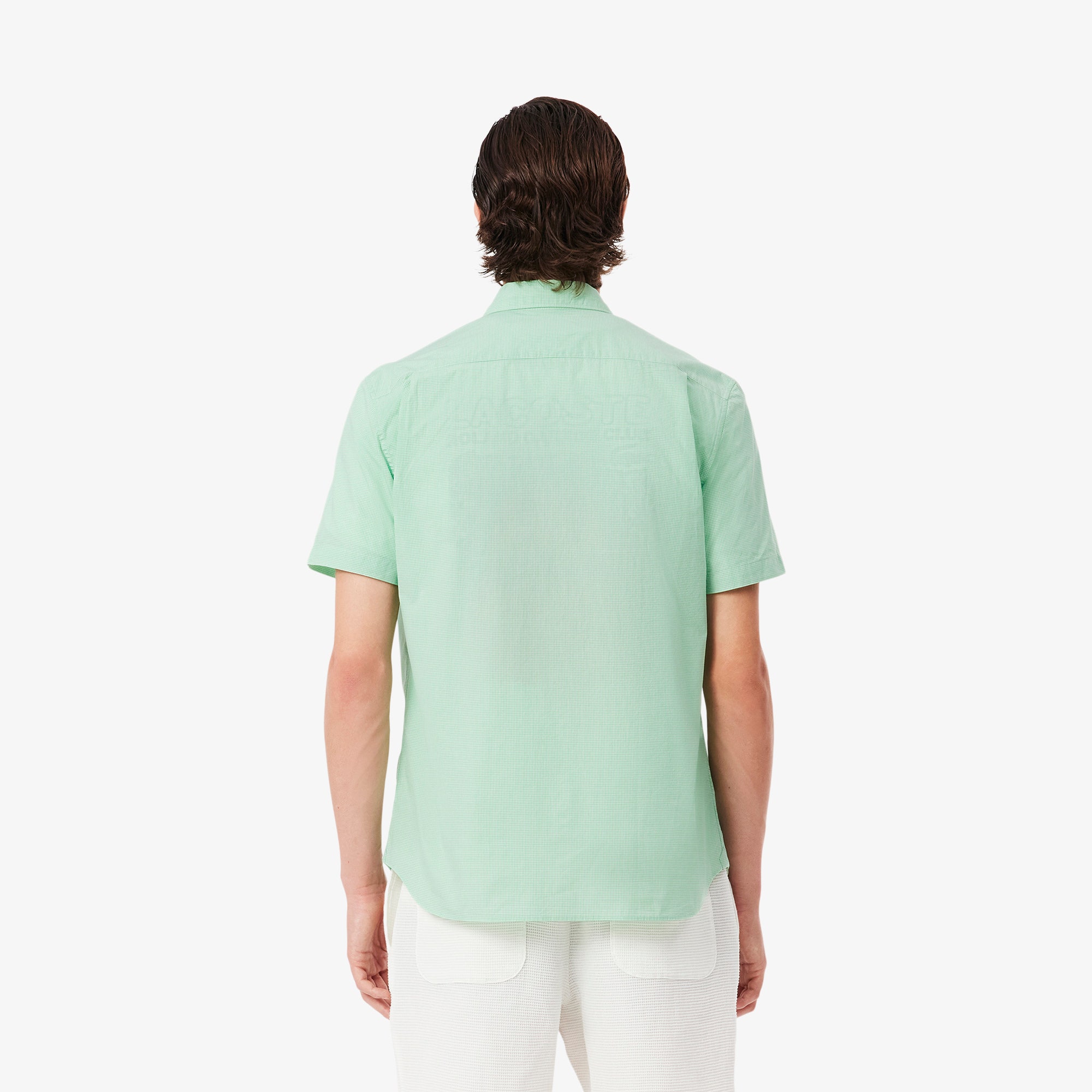 Short Sleeved Regular Fit Gingham Shirt