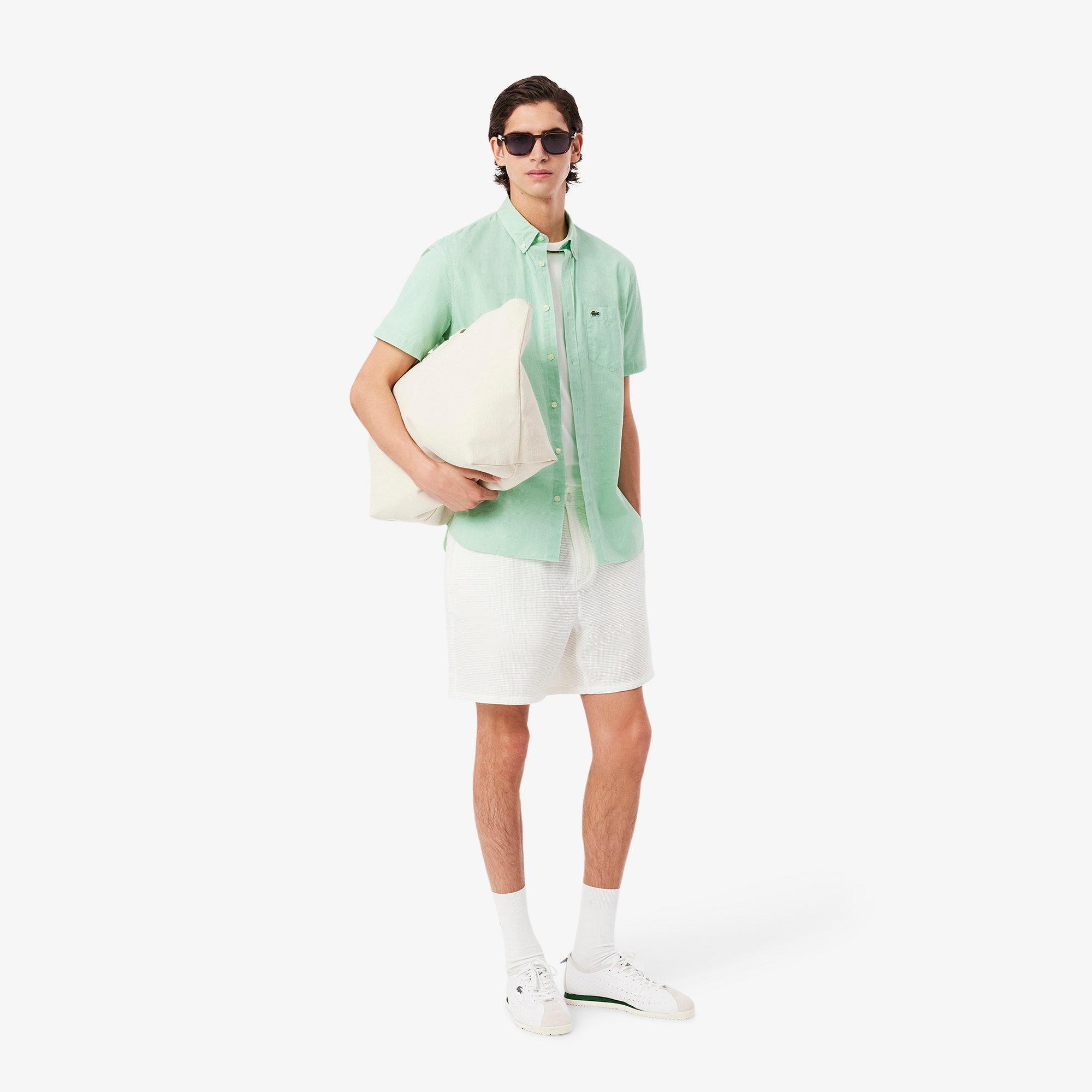 Short Sleeved Regular Fit Gingham Shirt