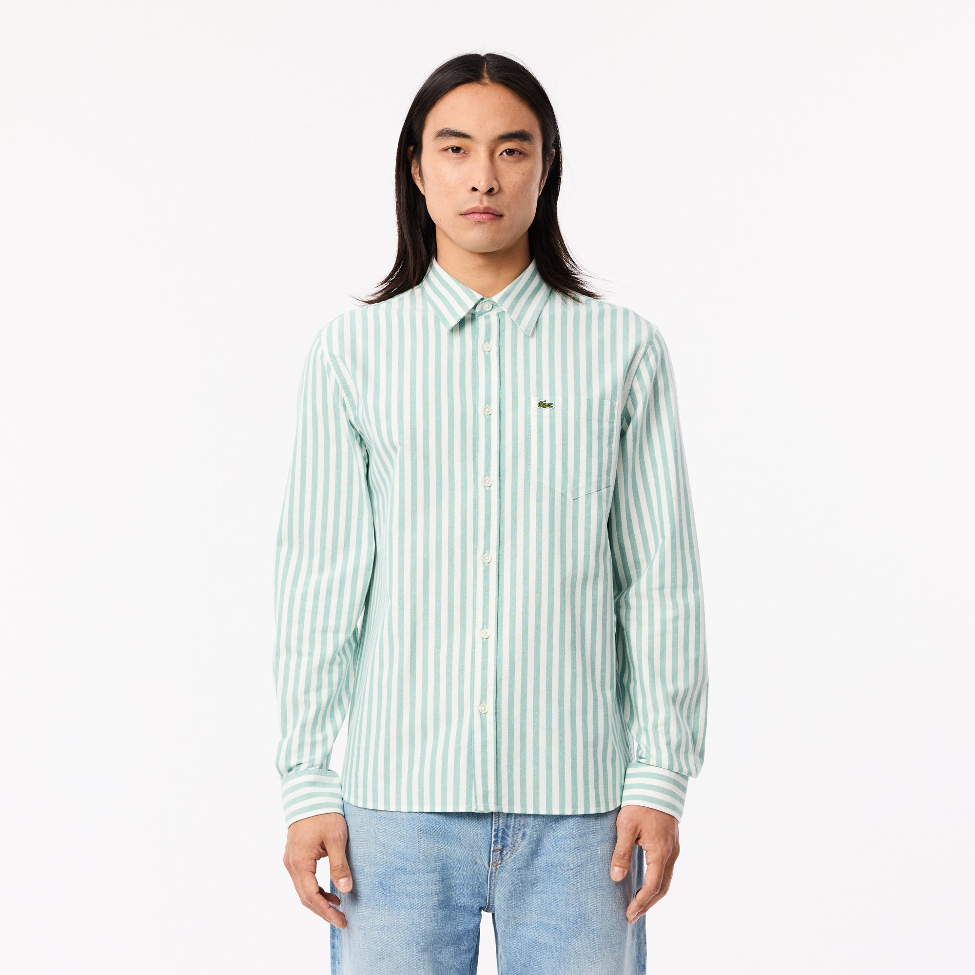 Regular Fit Striped Oxford Shirt