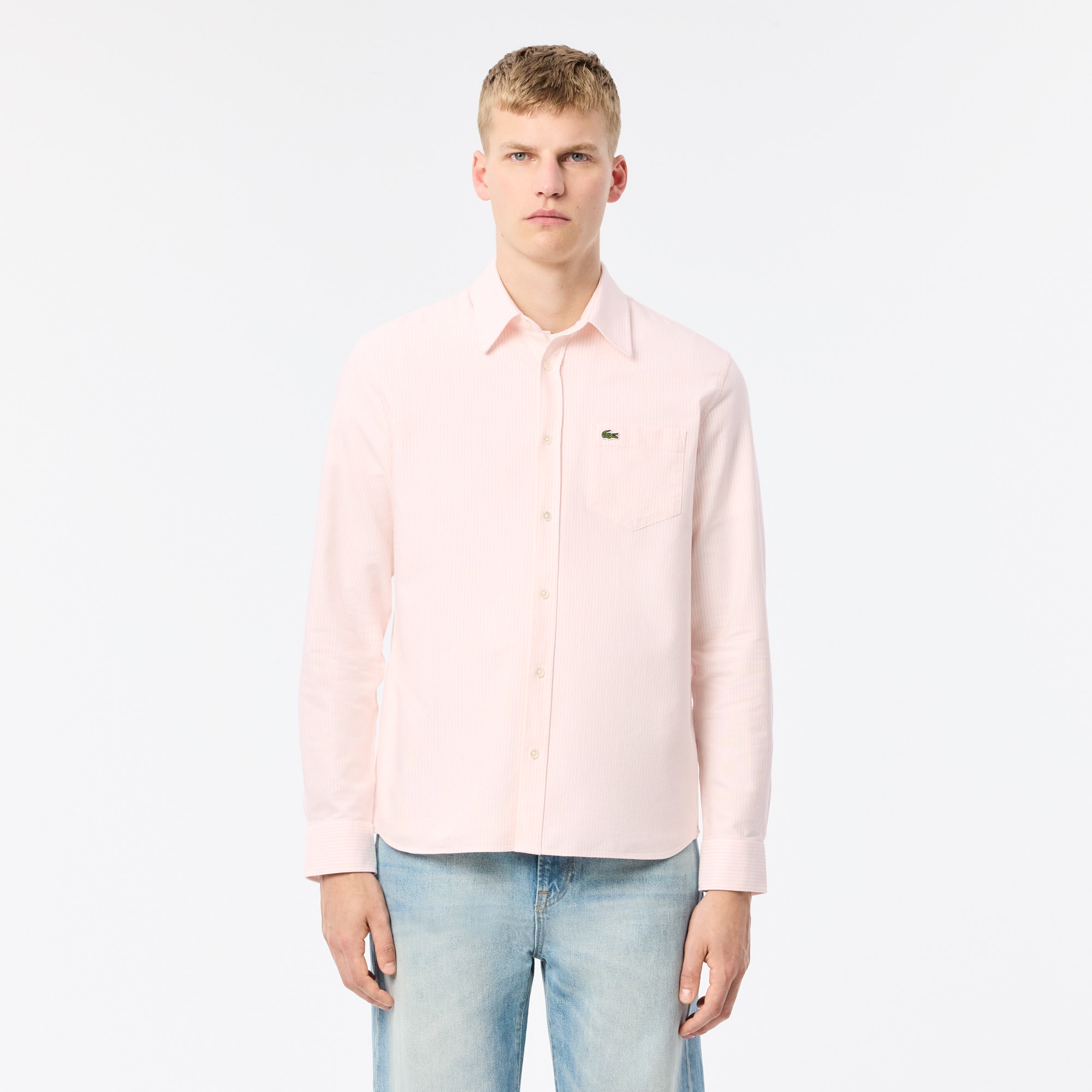 Regular Fit Striped Oxford Shirt