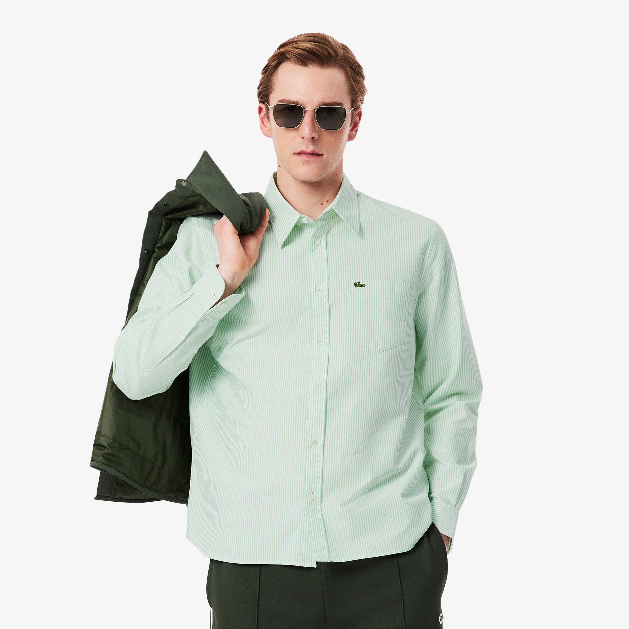 Regular Fit Striped Oxford Shirt
