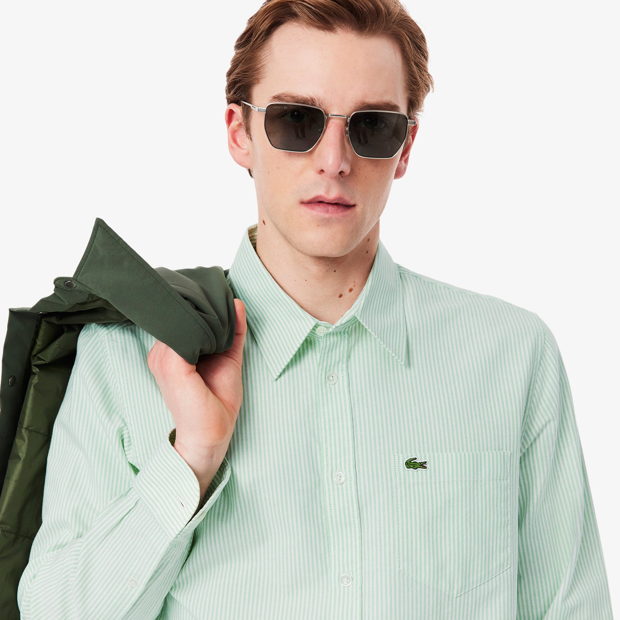Regular Fit Striped Oxford Shirt