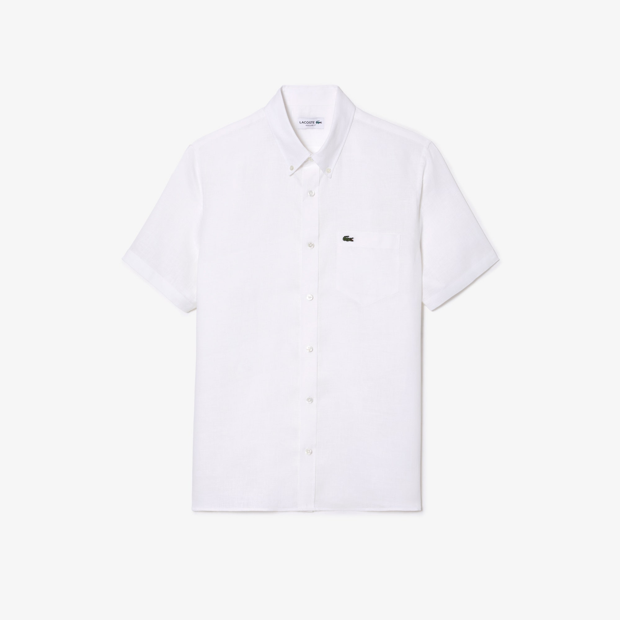 Men's Lacoste Short Sleeve Linen Shirt