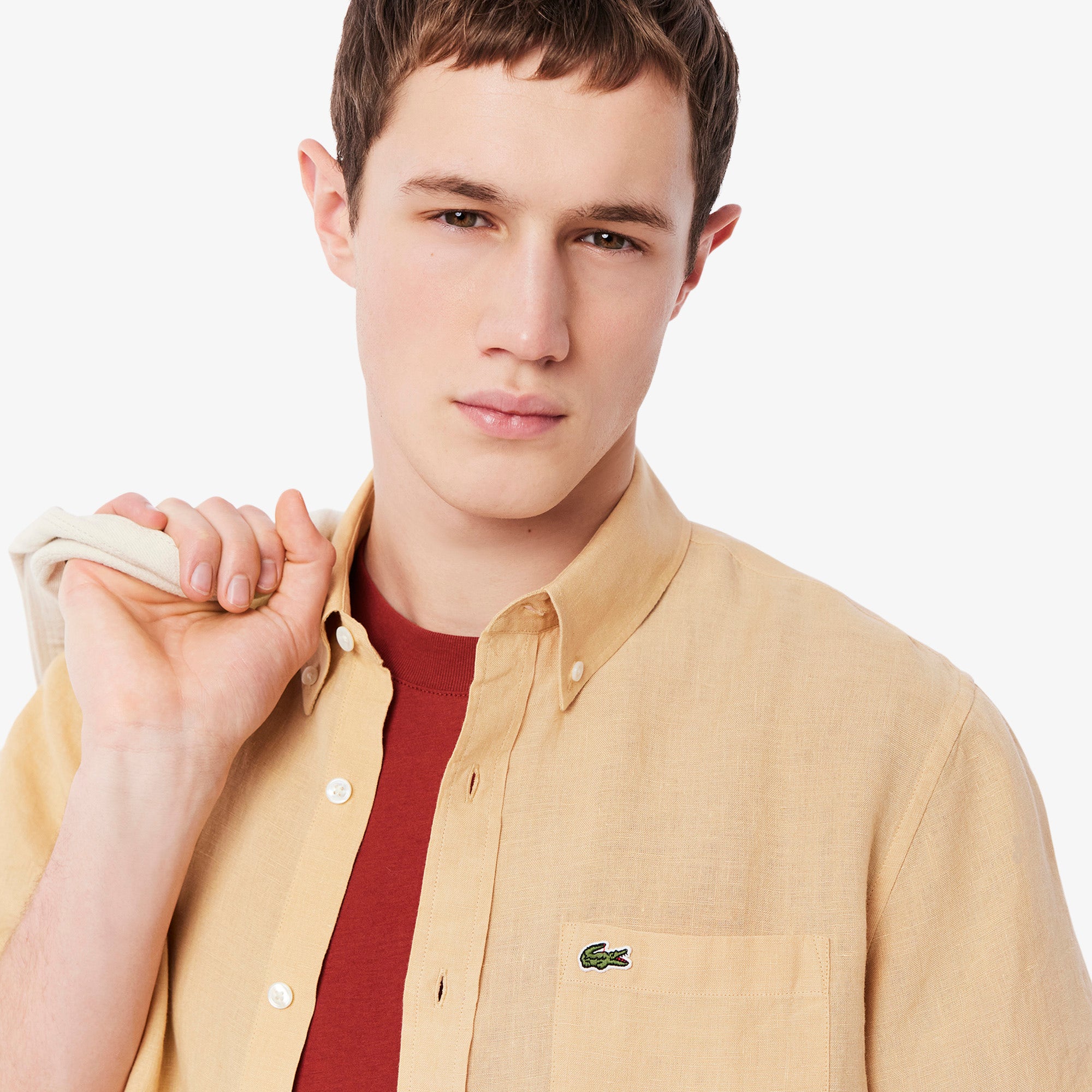 Short Sleeved Linen Shirt