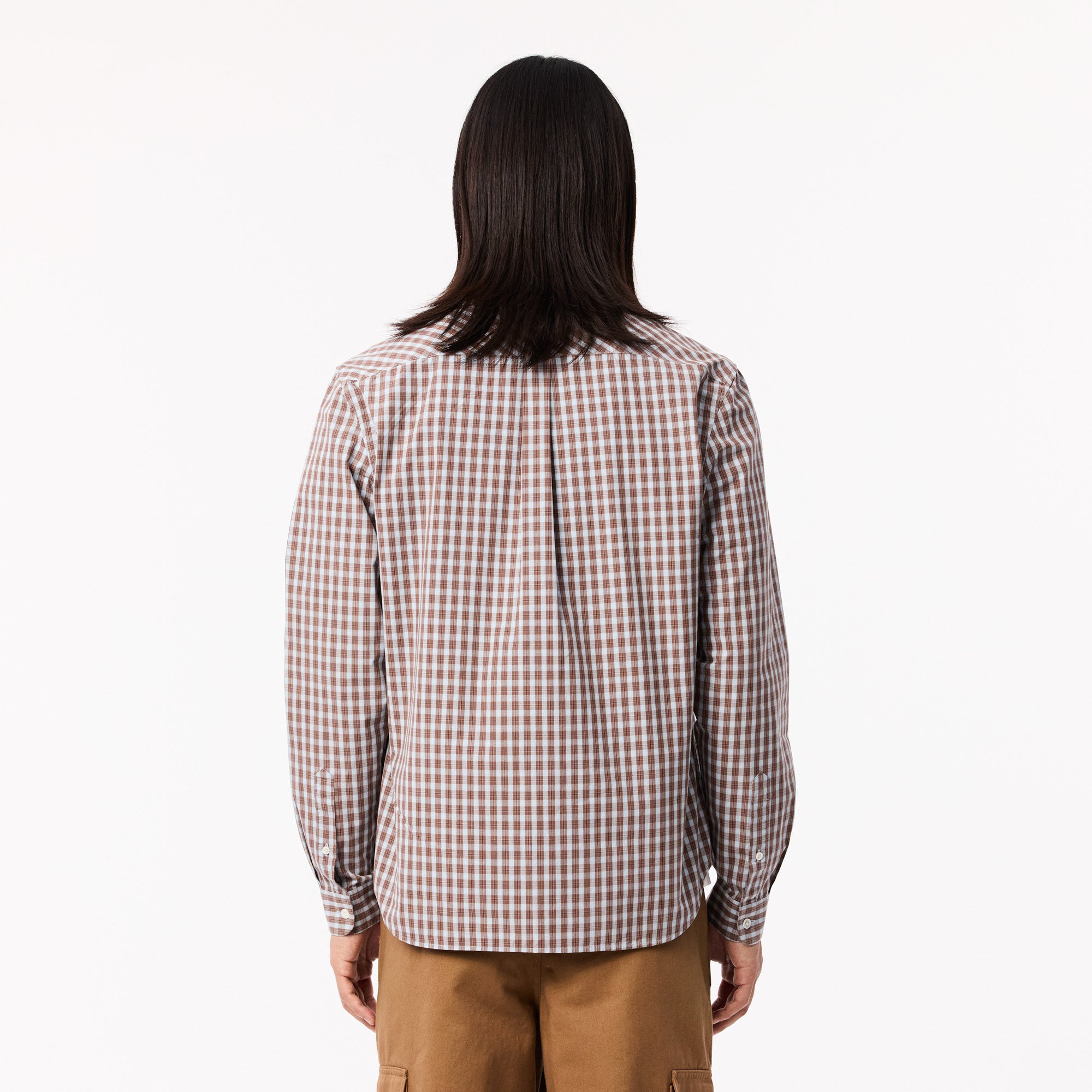 Regular Fit Plaid Poplin Shirt