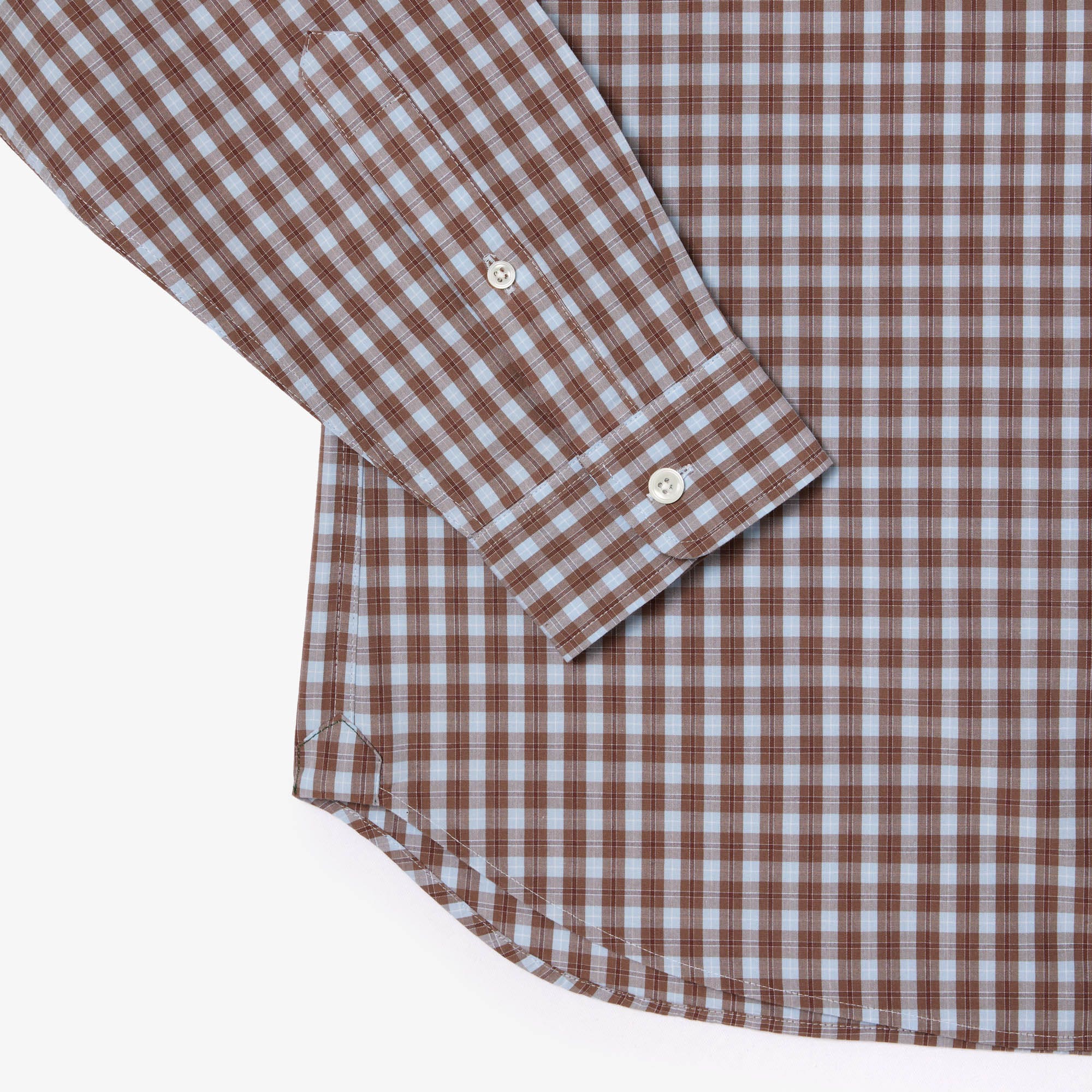 Regular Fit Plaid Poplin Shirt