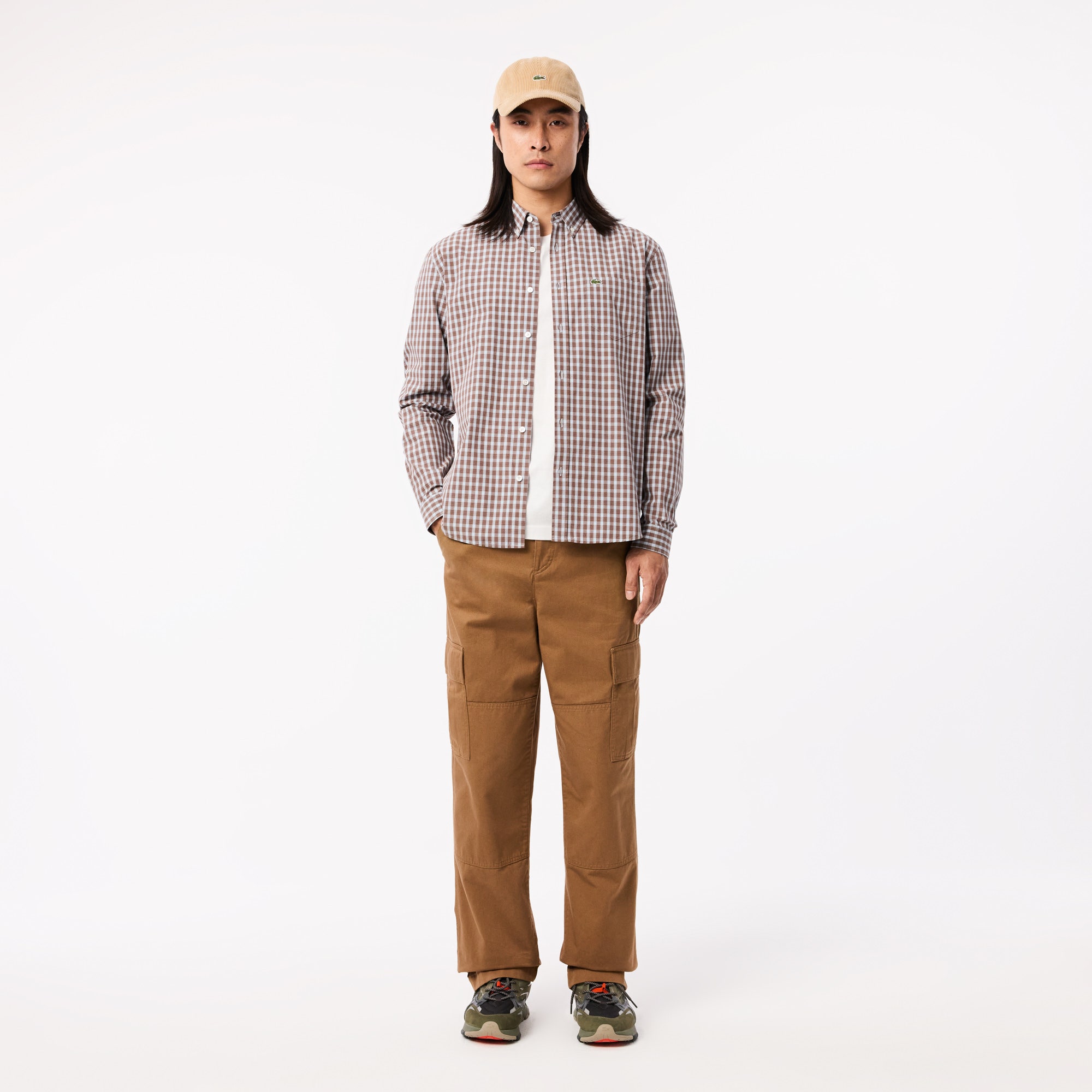 Regular Fit Plaid Poplin Shirt