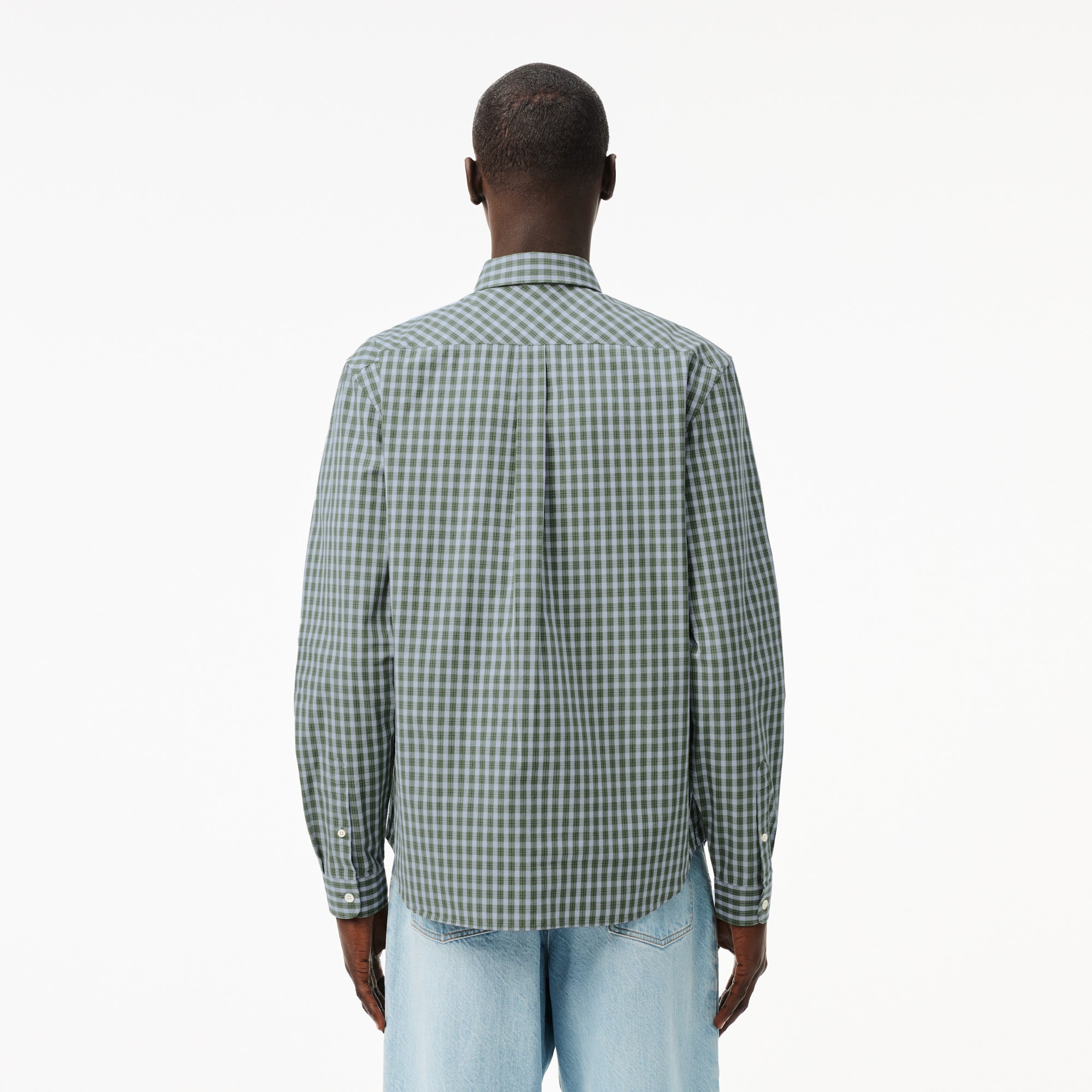 Regular Fit Plaid Poplin Shirt