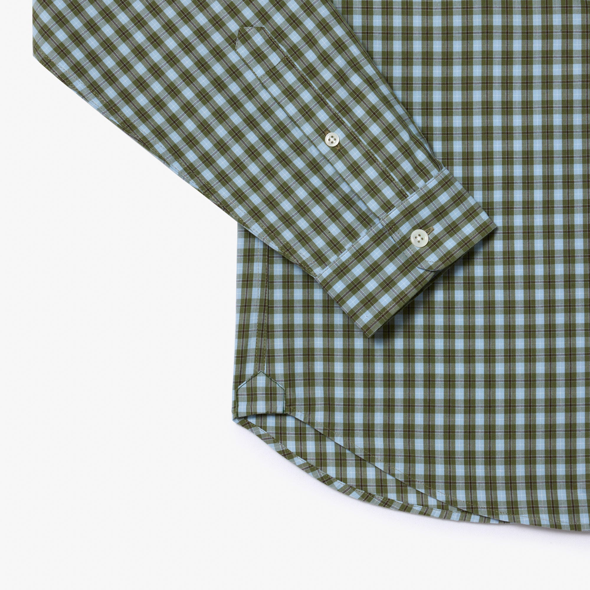 Regular Fit Plaid Poplin Shirt