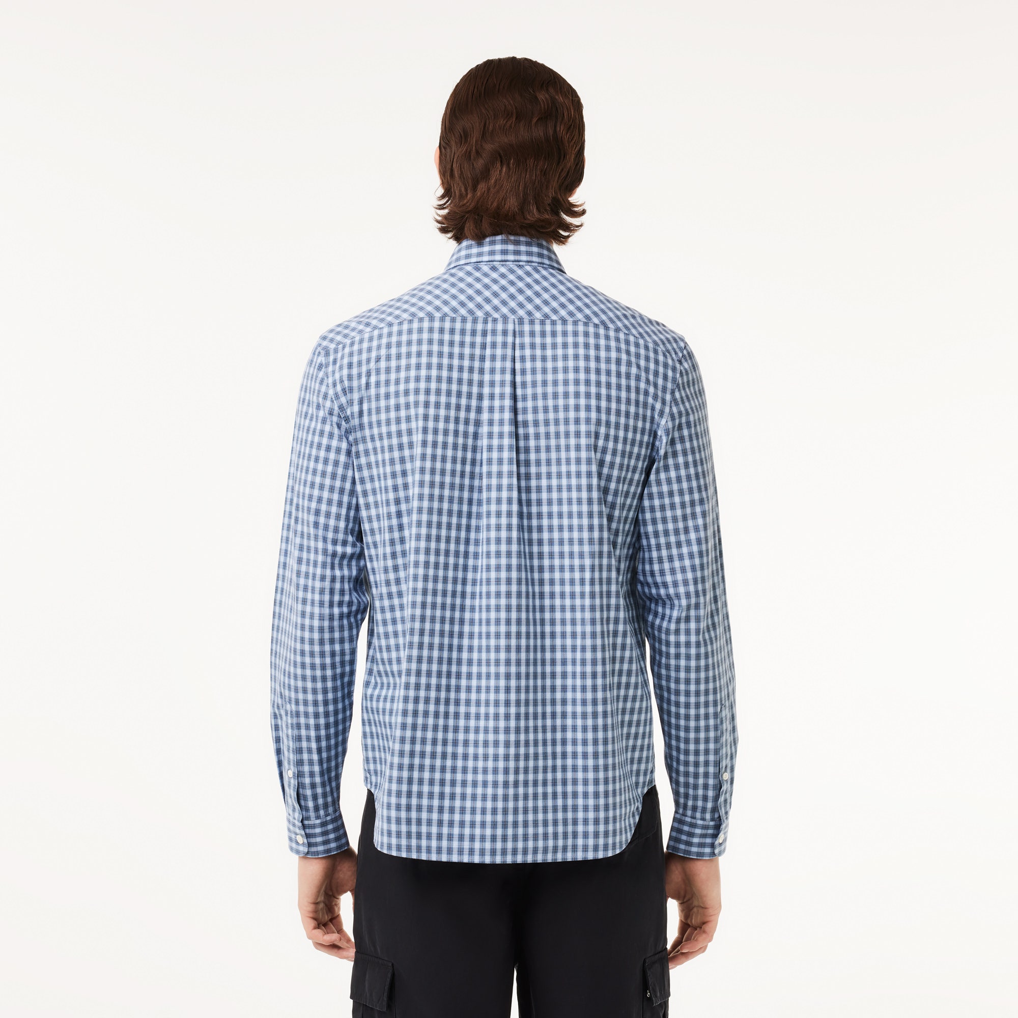 Regular Fit Plaid Poplin Shirt