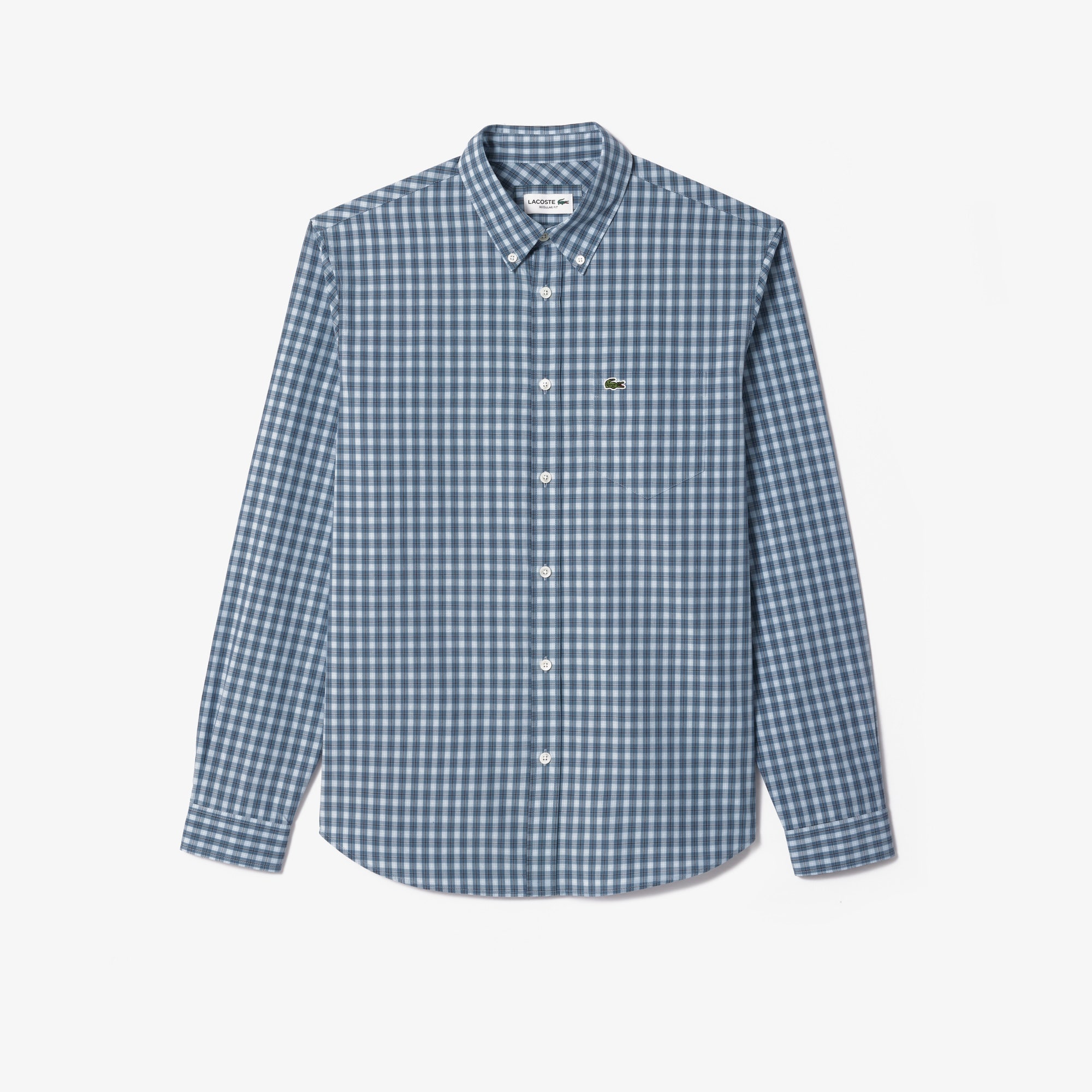 Regular Fit Plaid Poplin Shirt