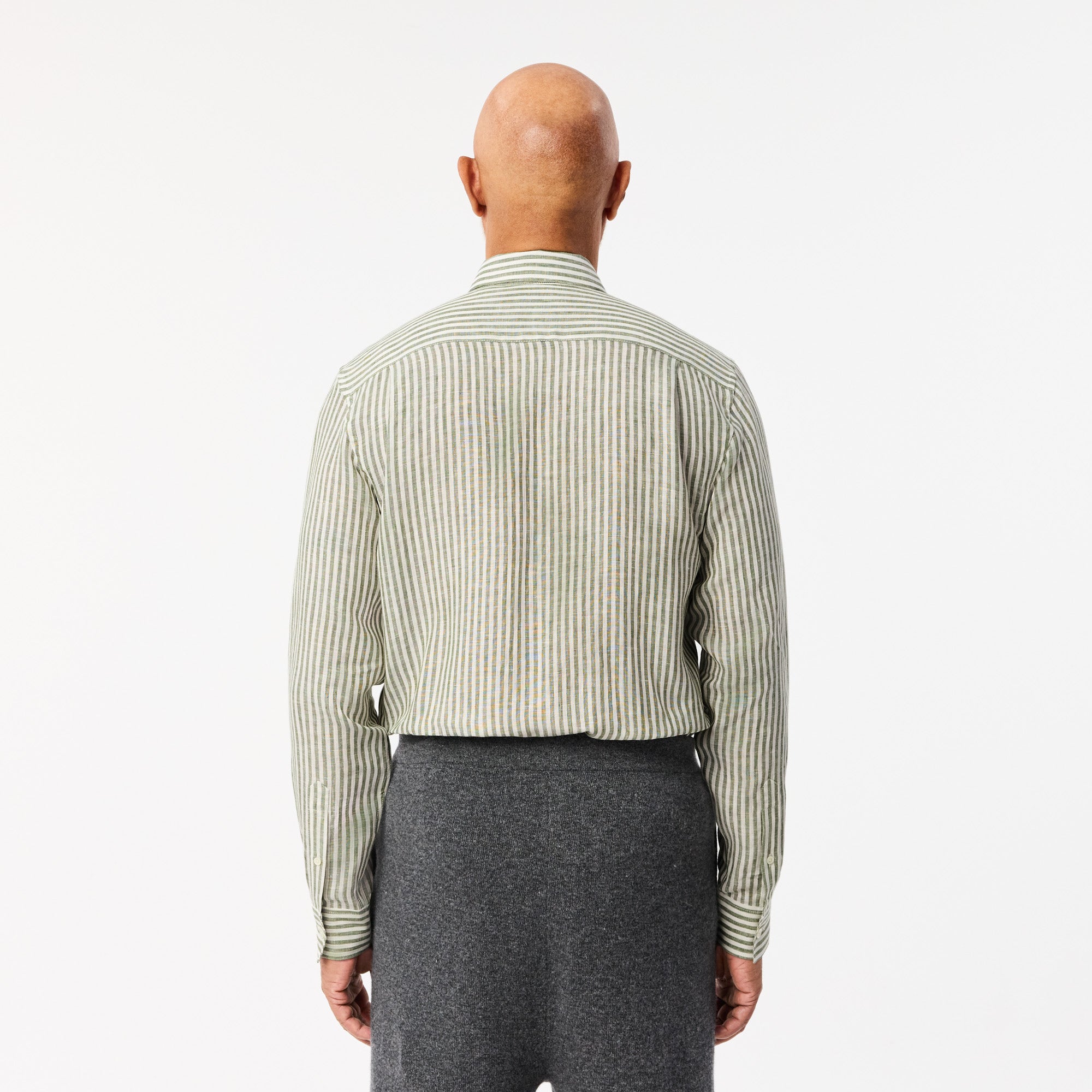 Regular Fit Striped Linen Shirt