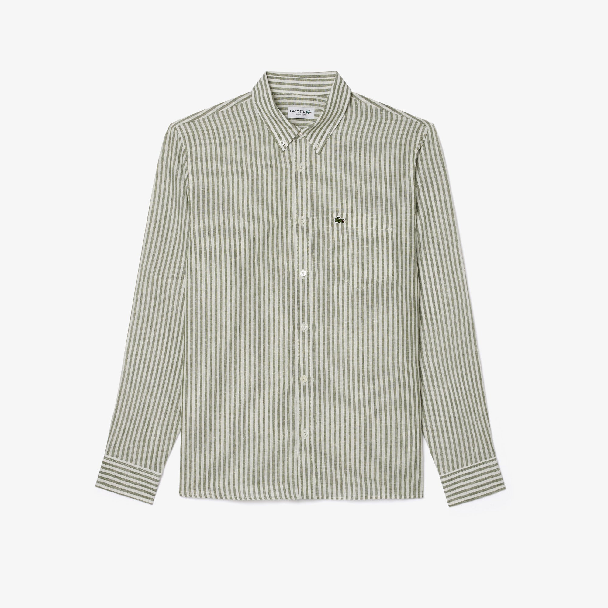 Regular Fit Striped Linen Shirt