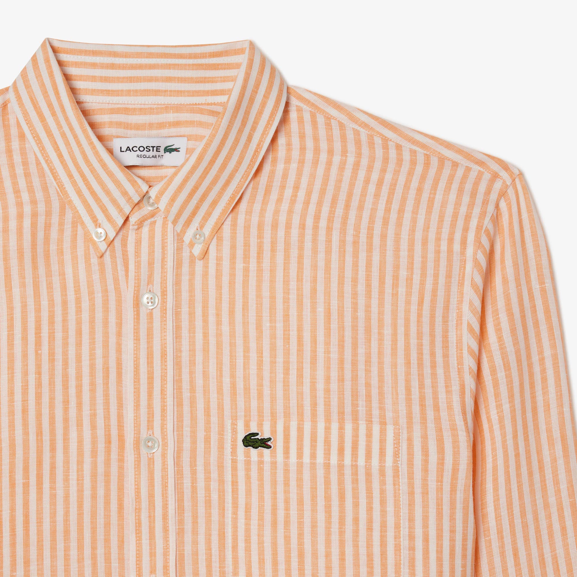 Regular Fit Striped Linen Shirt