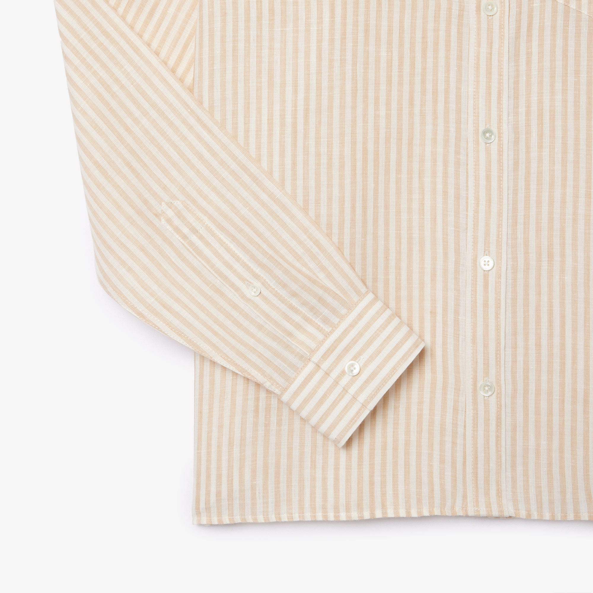 Regular Fit Striped Linen Shirt