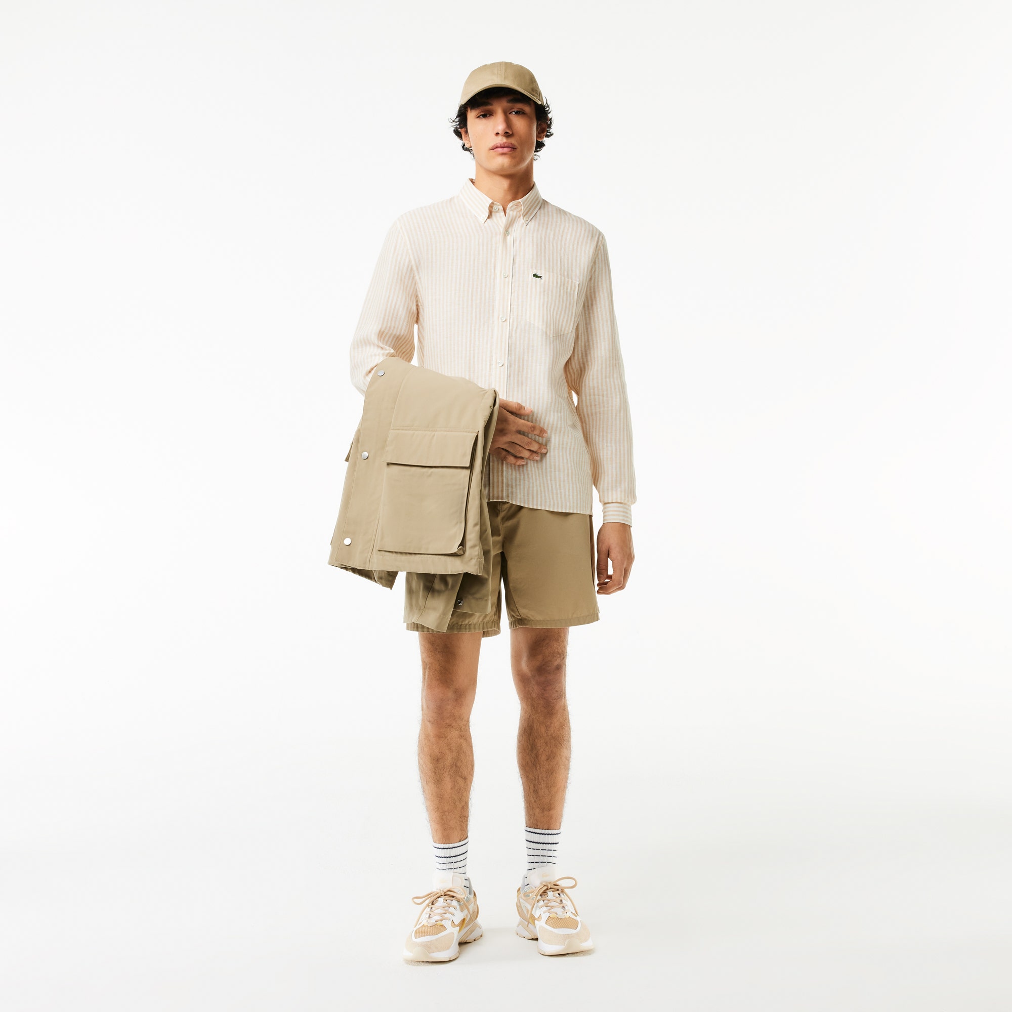 Regular Fit Striped Linen Shirt