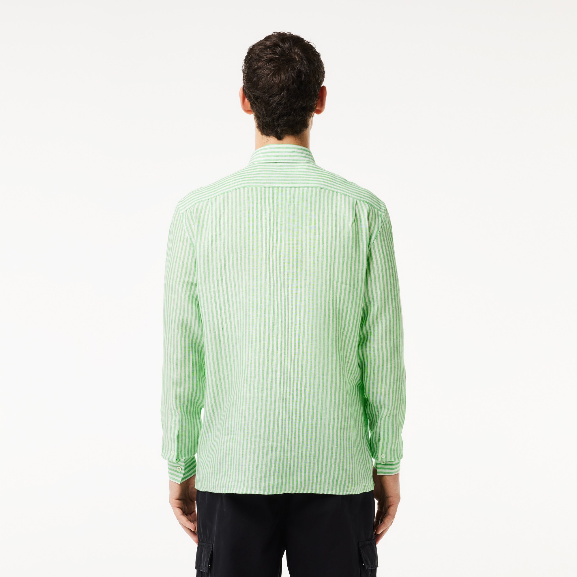 Regular Fit Striped Linen Shirt