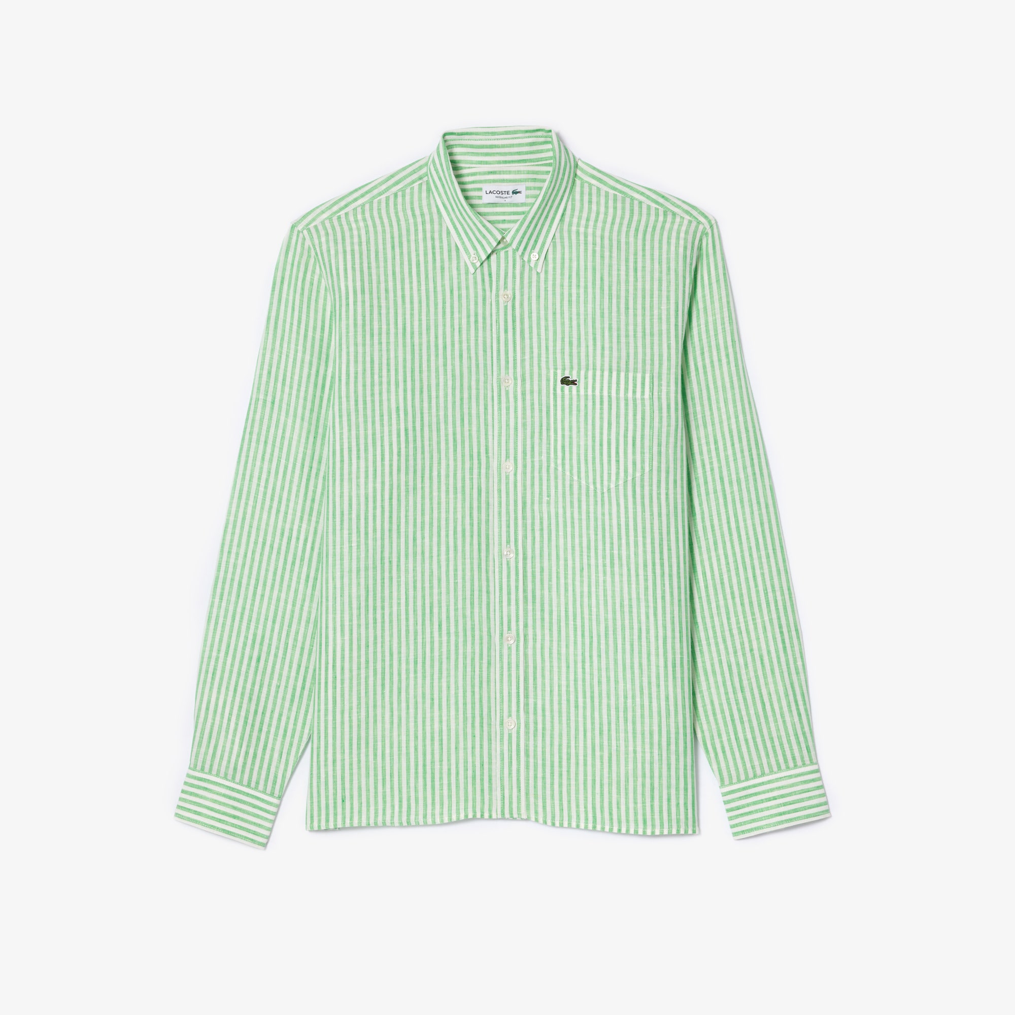 Regular Fit Striped Linen Shirt