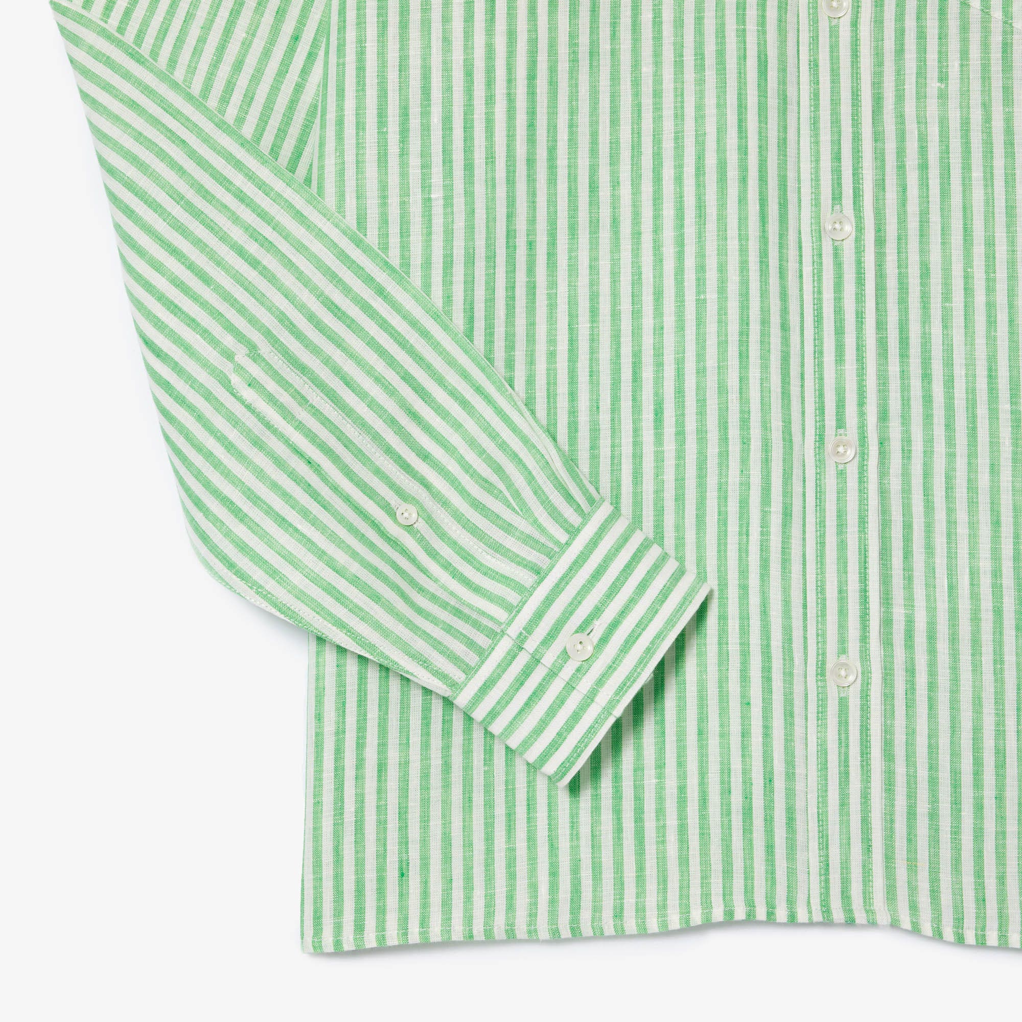 Regular Fit Striped Linen Shirt