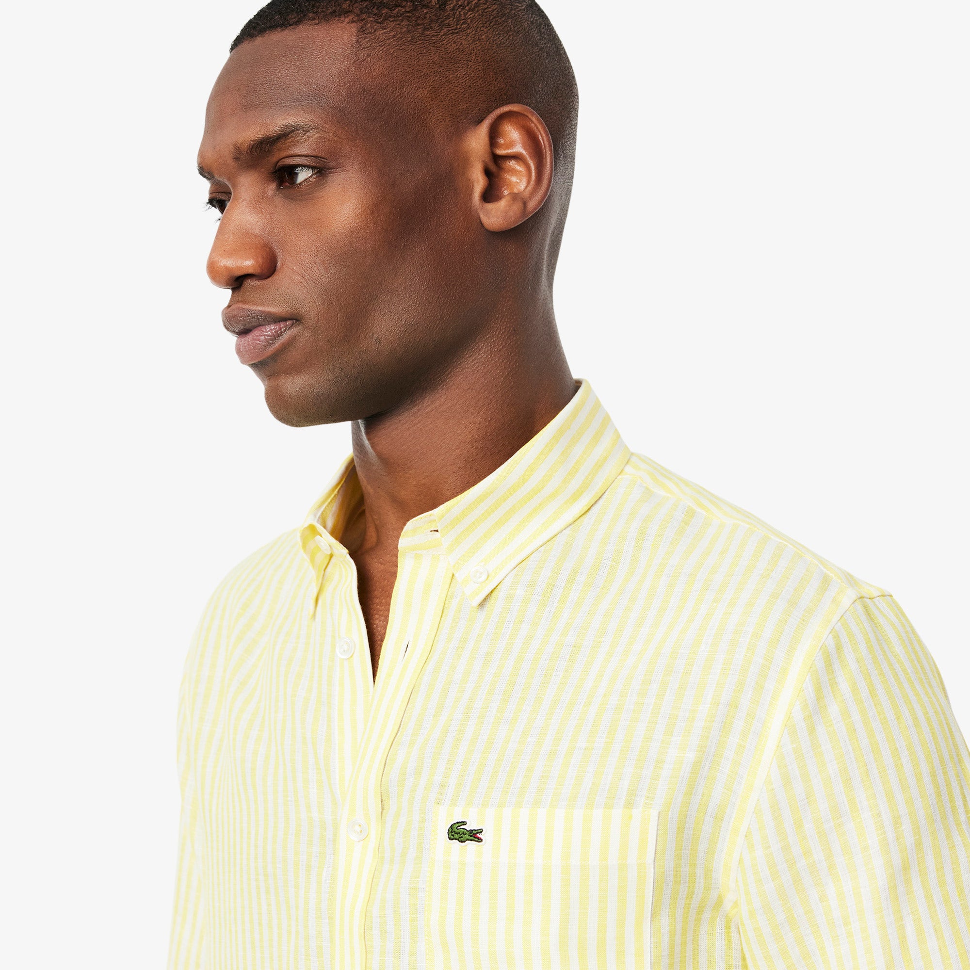 Regular Fit Striped Linen Shirt