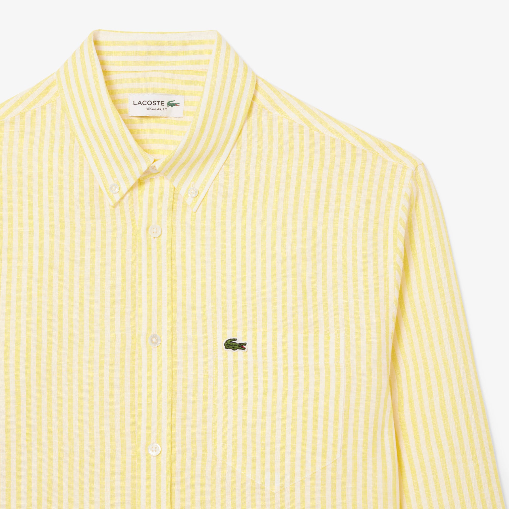 Regular Fit Striped Linen Shirt