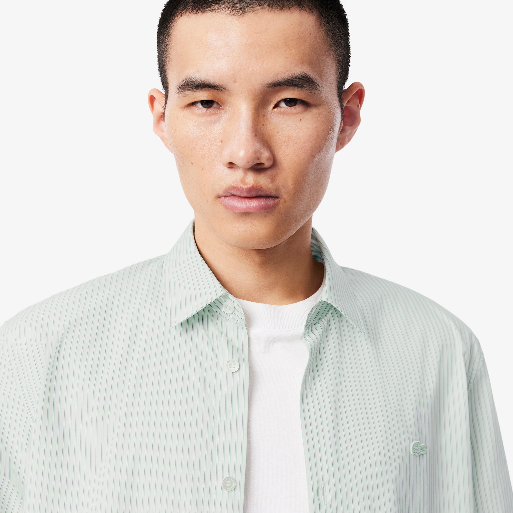 Regular Fit Striped Poplin Shirt