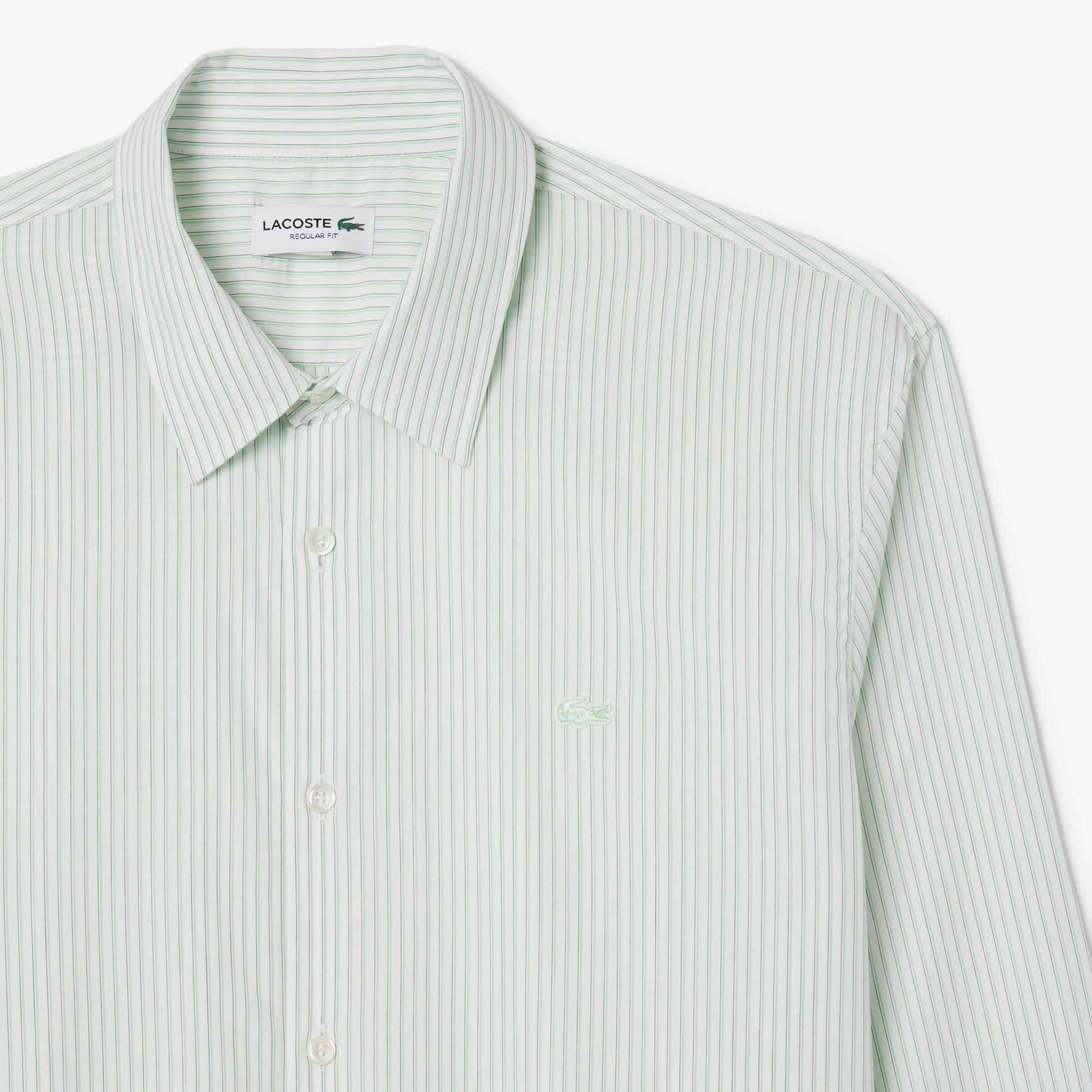 Regular Fit Striped Poplin Shirt