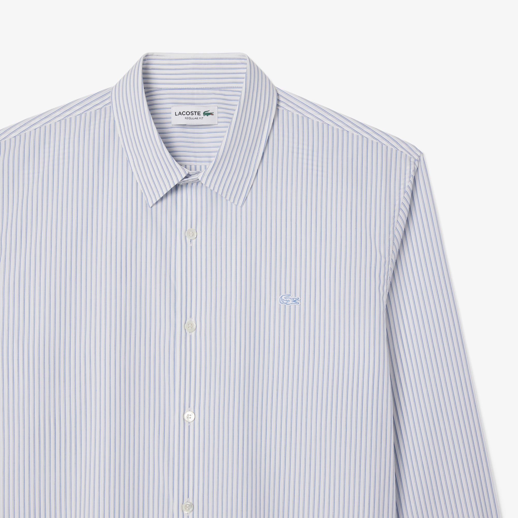 Regular Fit Striped Poplin Shirt